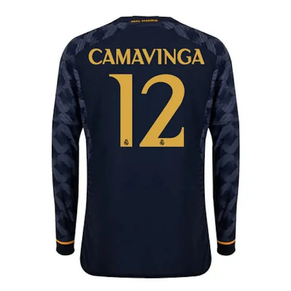 adidas 2023-24 Real Madrid Men's Away Long-Sleeve Jersey - Image 6