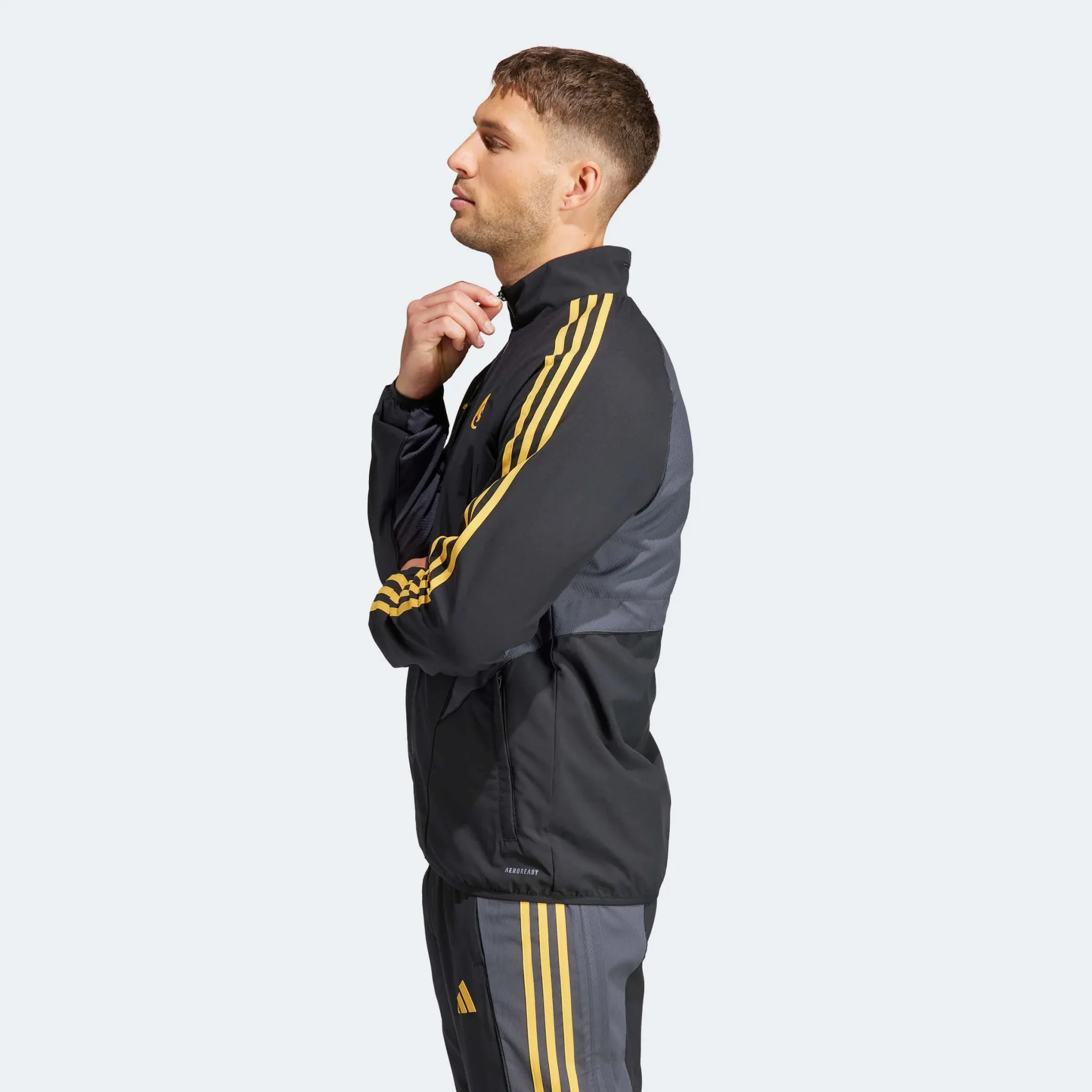 adidas 2023-24 Real Madrid Men's EU Anthem Jacket - Image 3