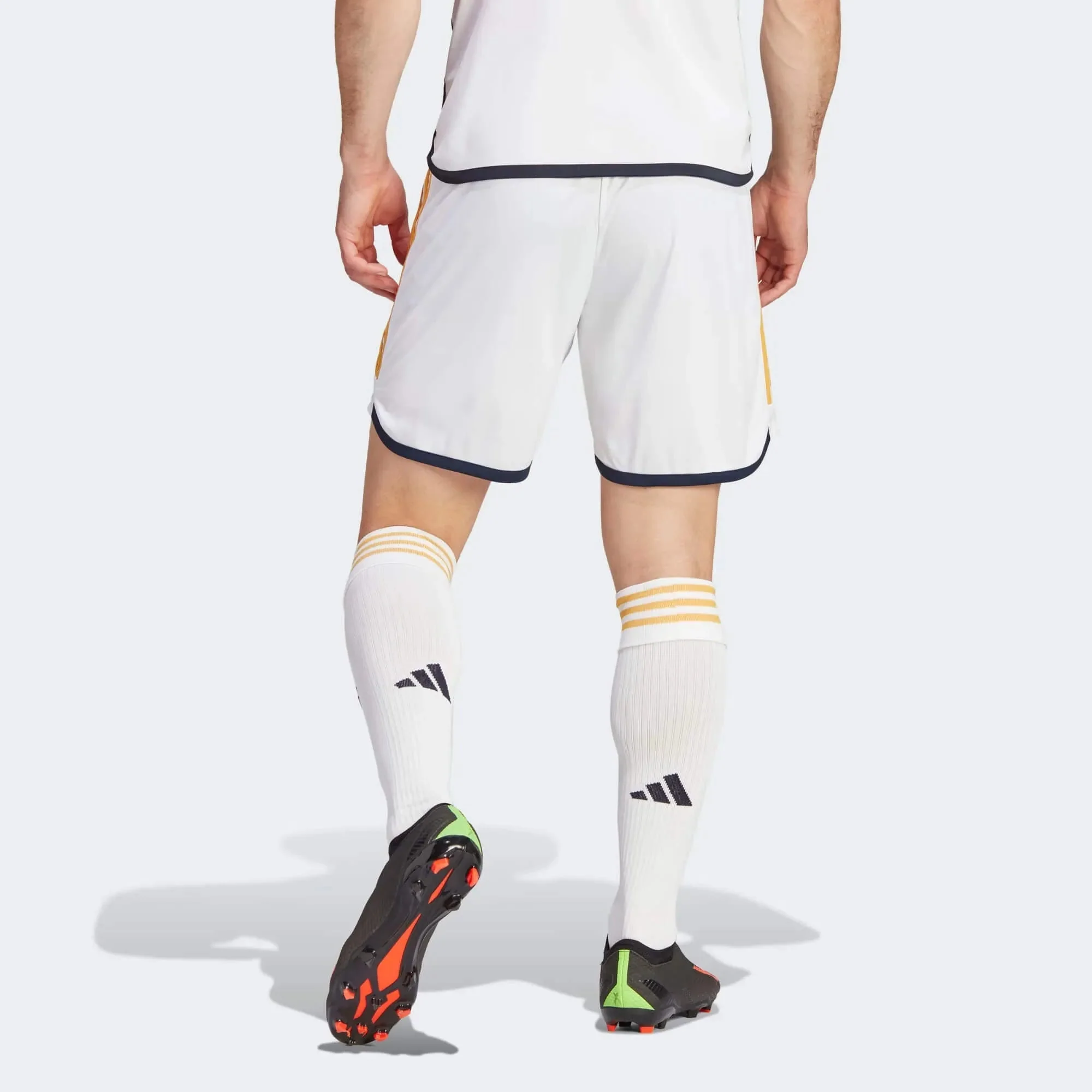 adidas 2023-24 Real Madrid Men's Stadium Home Shorts - Image 3
