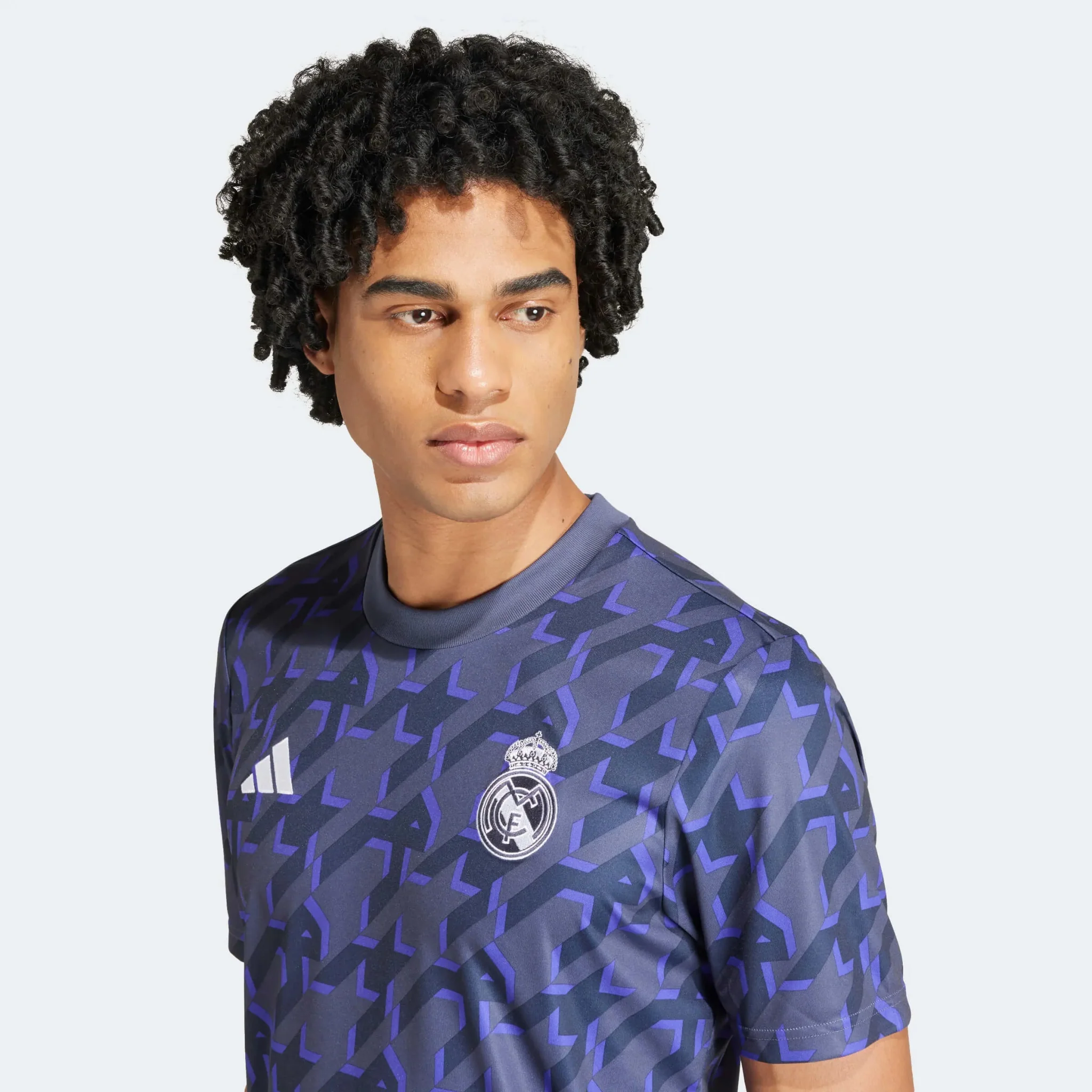 adidas 2023-24 Real Madrid Men's Pre-Match Jersey - Image 6