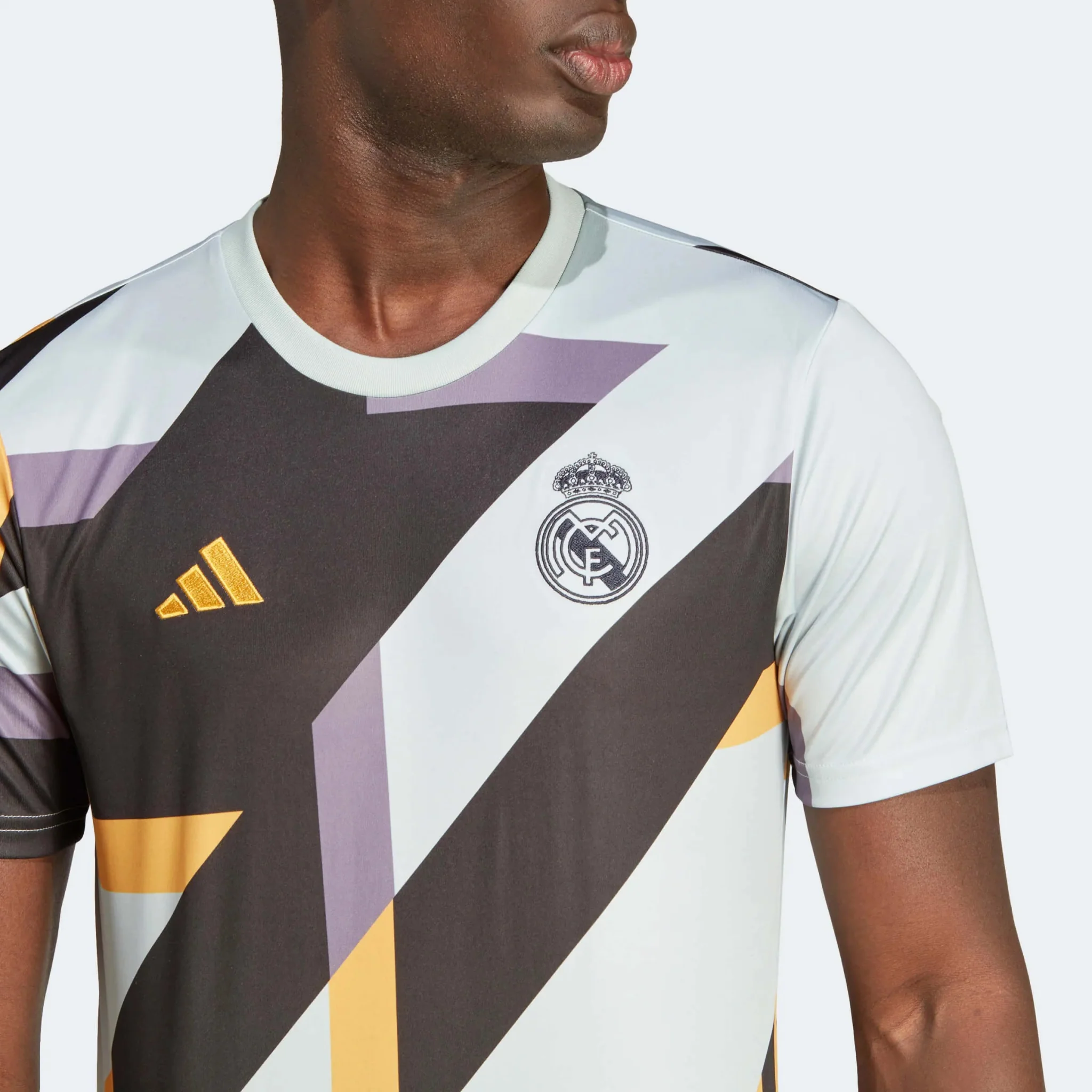 adidas 2023-24 Real Madrid Men's Pre-Match Jersey - Image 5