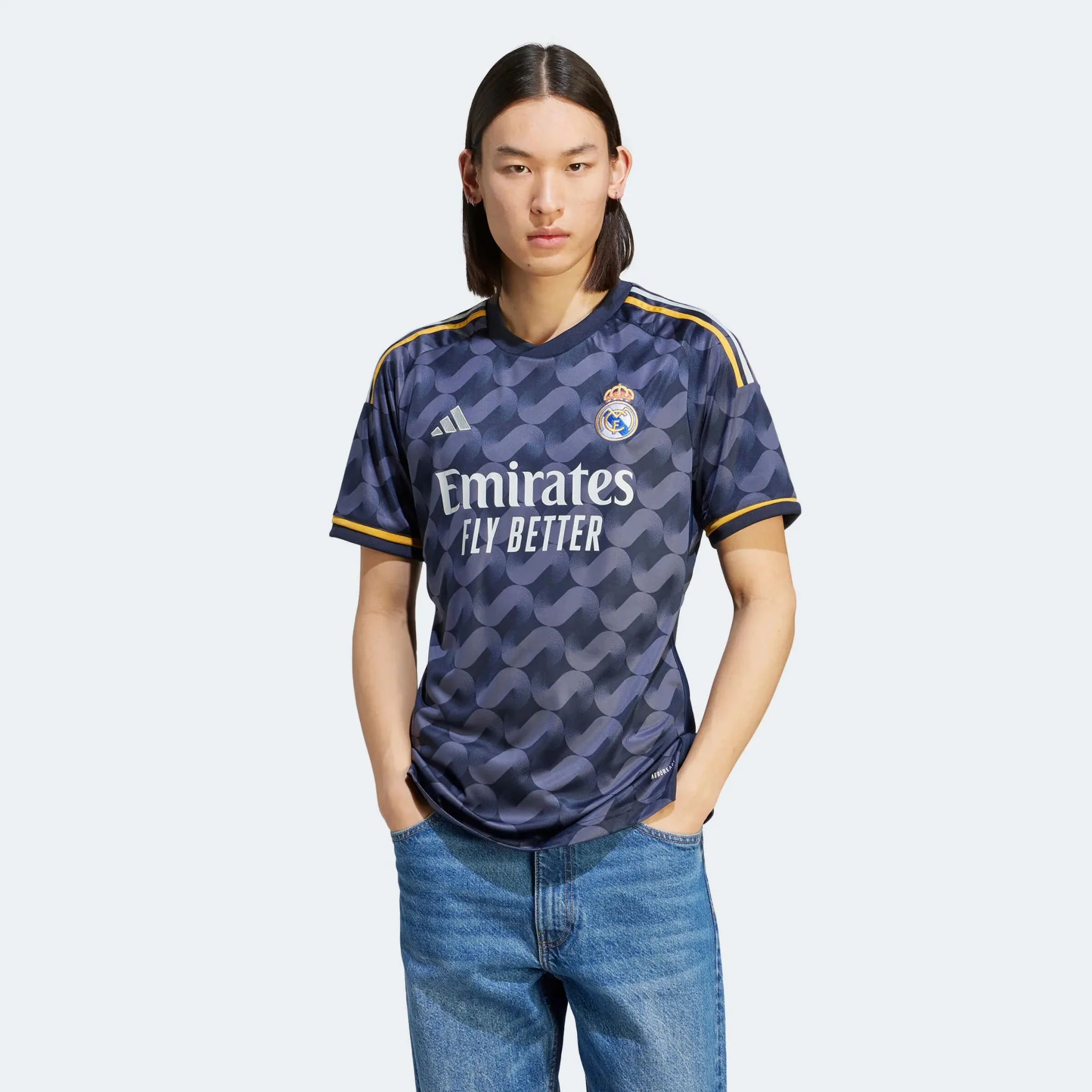 adidas 2023-24 Real Madrid Men's Stadium Away Jersey - Image 9
