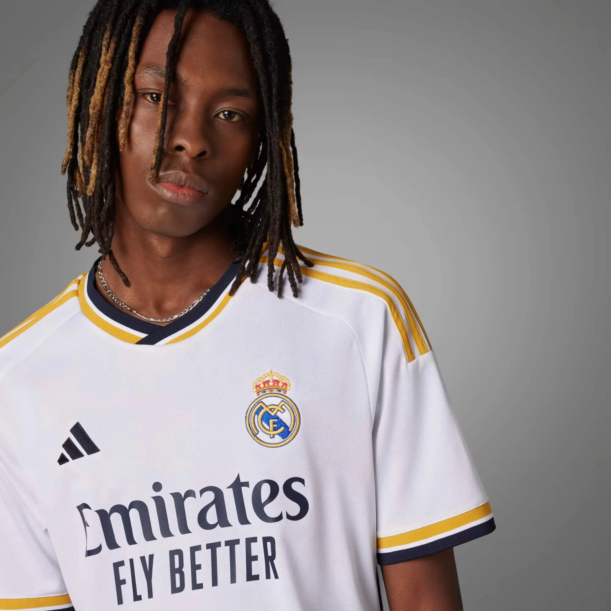 adidas 2023-24 Real Madrid Men's Stadium Home Jersey - Image 10