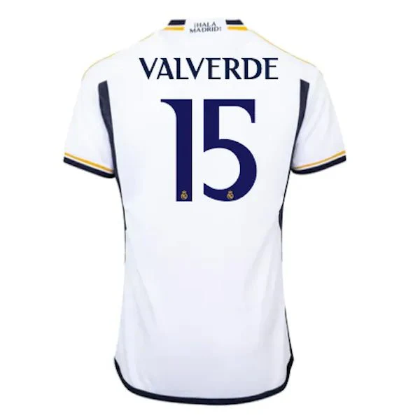 adidas 2023-24 Real Madrid Men's Stadium Home Jersey - Image 3
