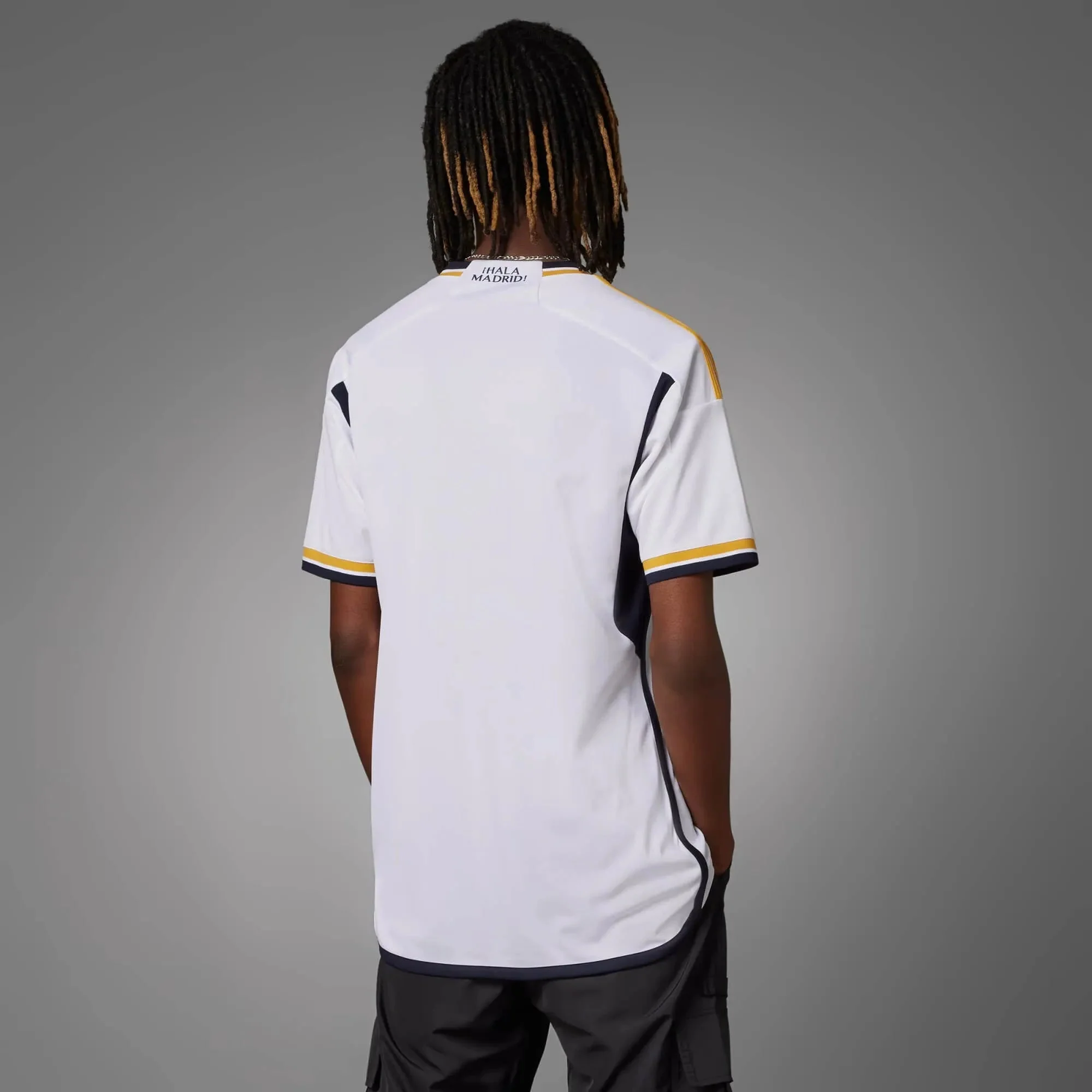 adidas 2023-24 Real Madrid Men's Stadium Home Jersey - Image 9