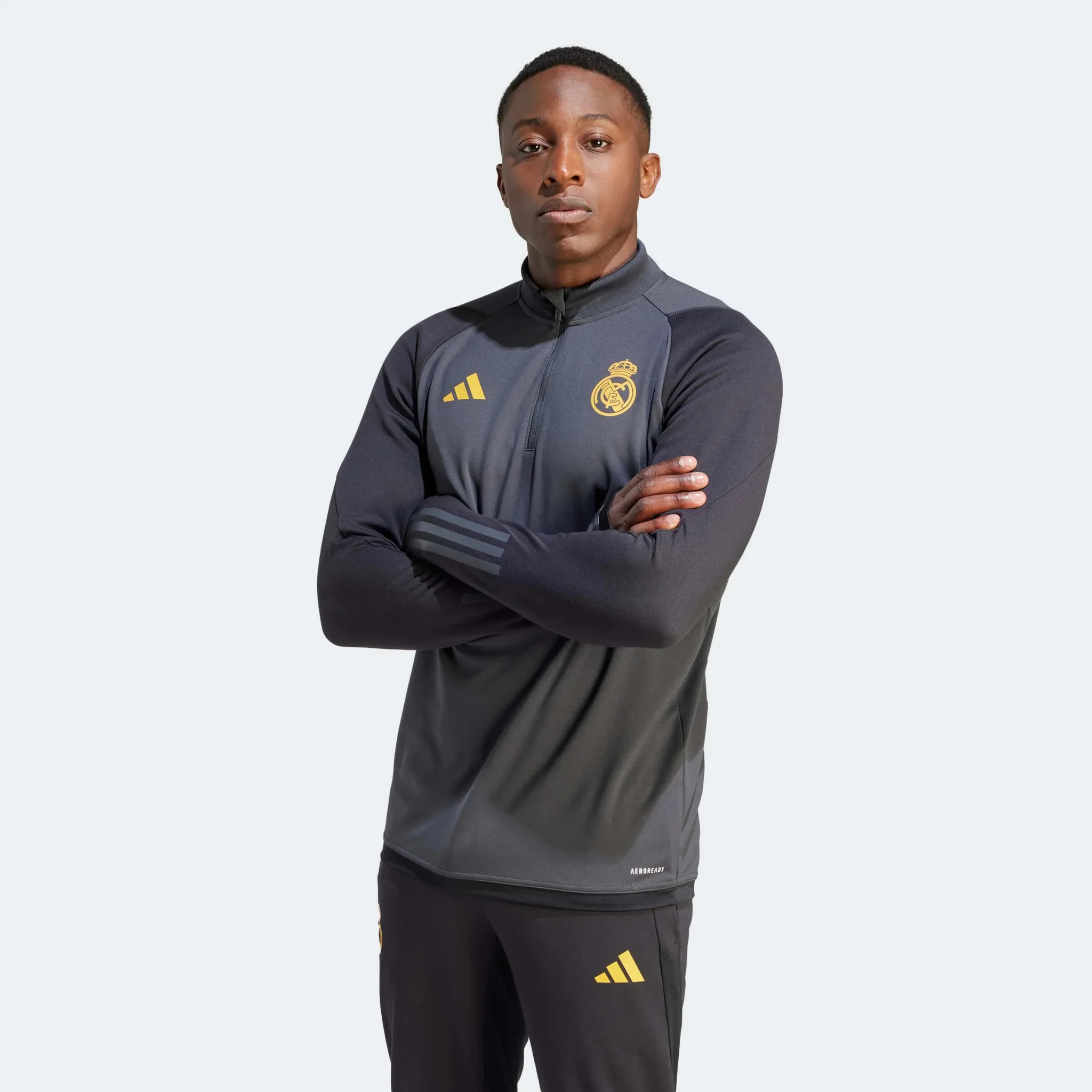 adidas 2023-24 Real Madrid Men's Tiro 23 Training Top - Image 2