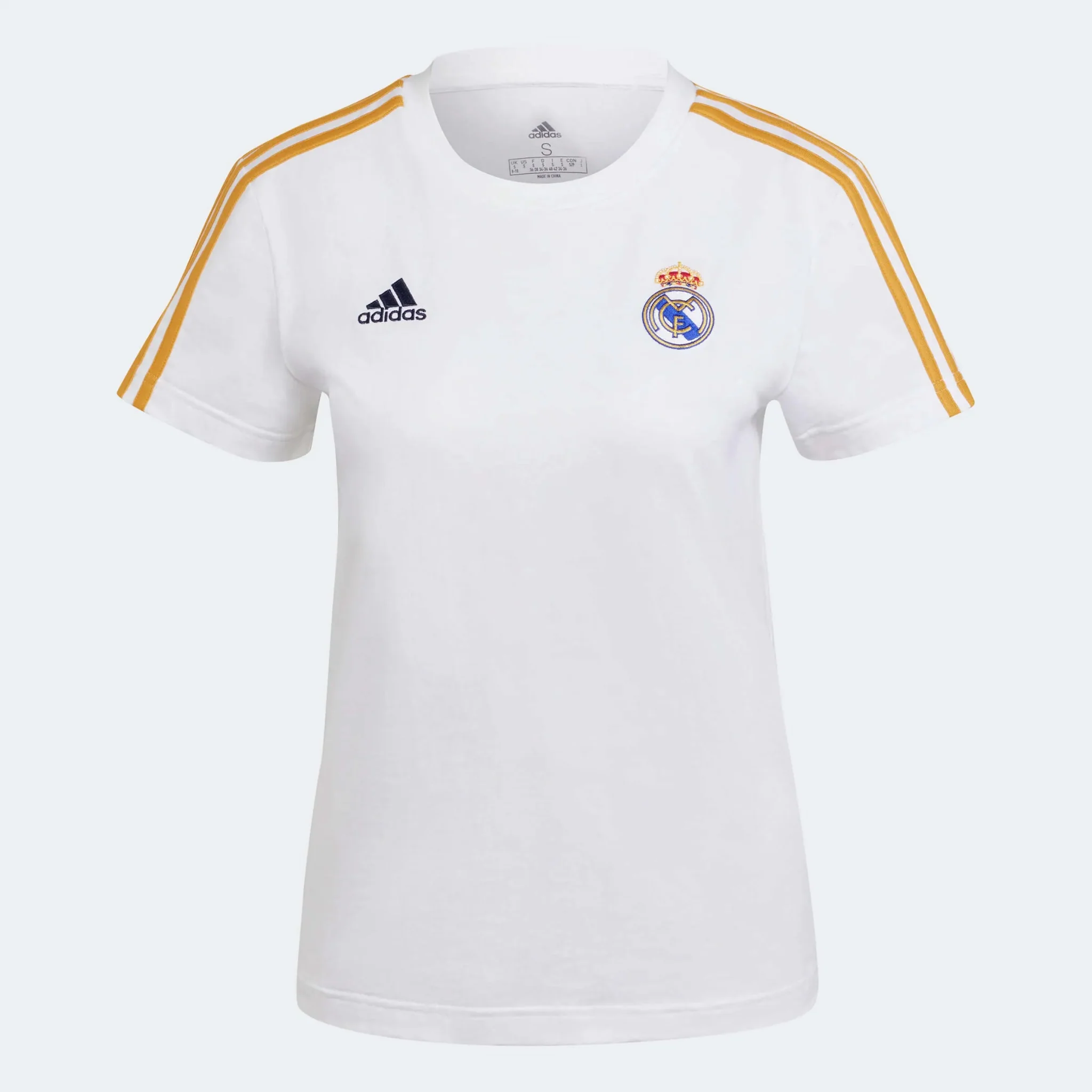 adidas 2023-24 Real Madrid Women's 3 Stripe Tee