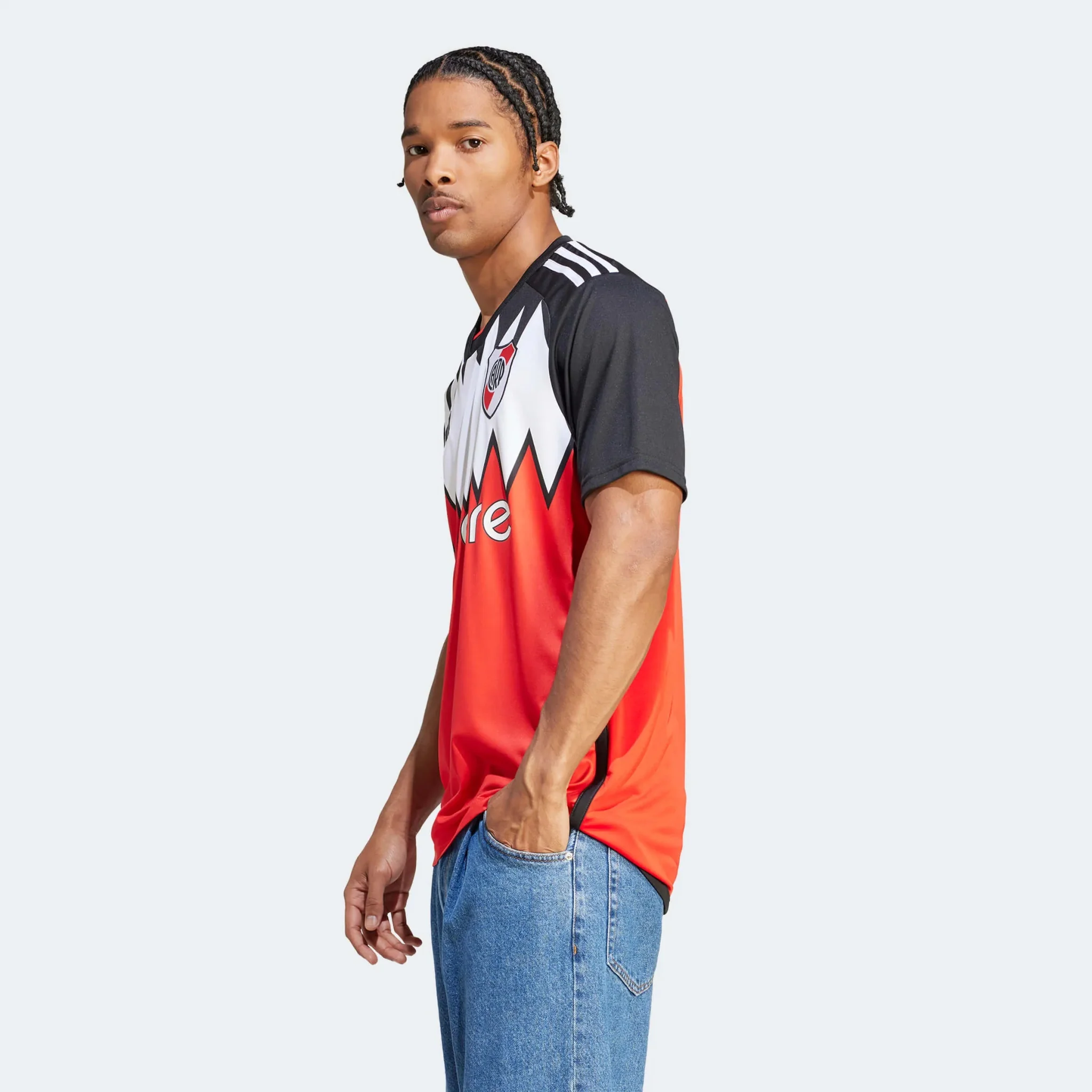 adidas 2023-24 River Plate Men's Stadium Away Jersey - Image 4