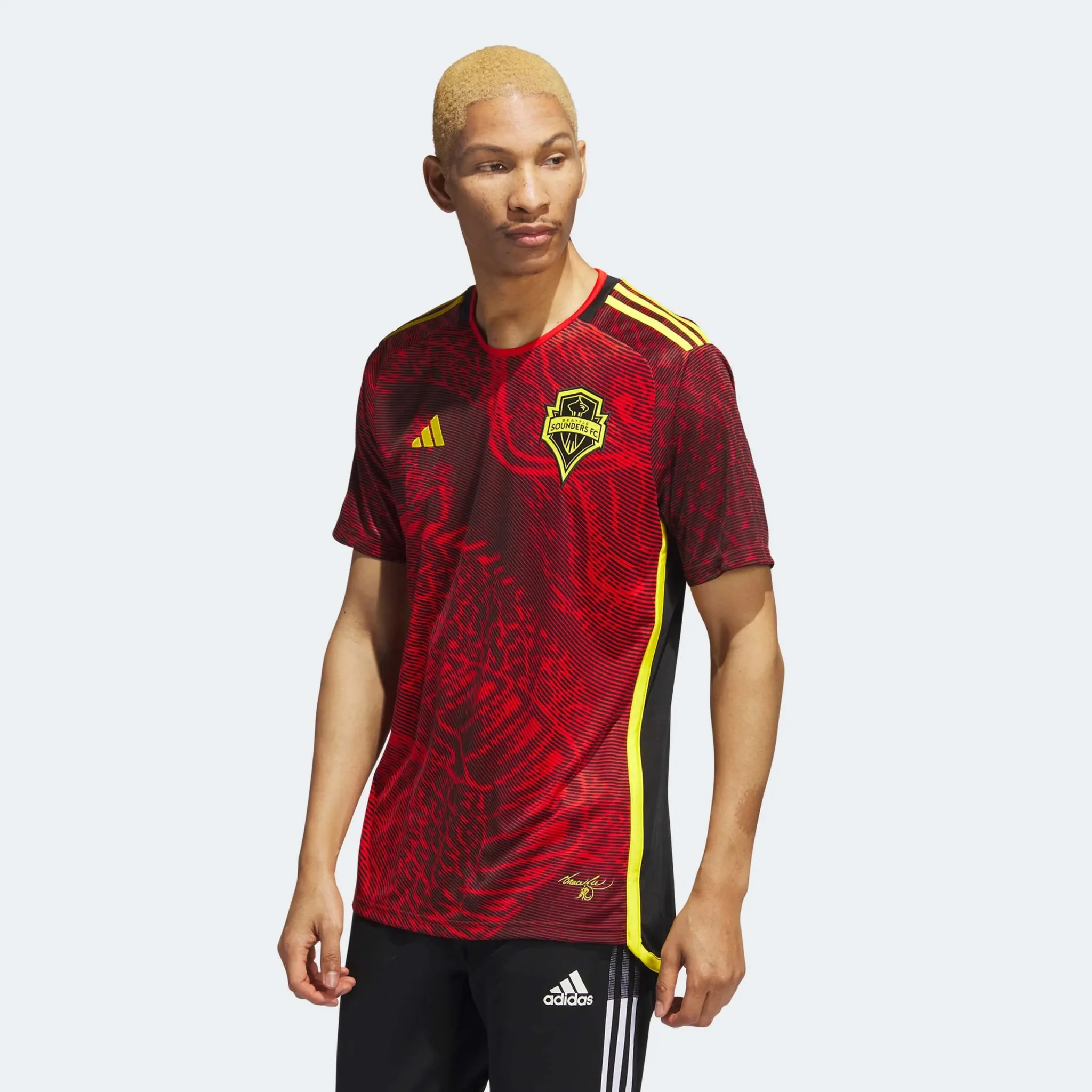 adidas 2023-24 Seattle Sounders Mens Away Jersey - Image 4