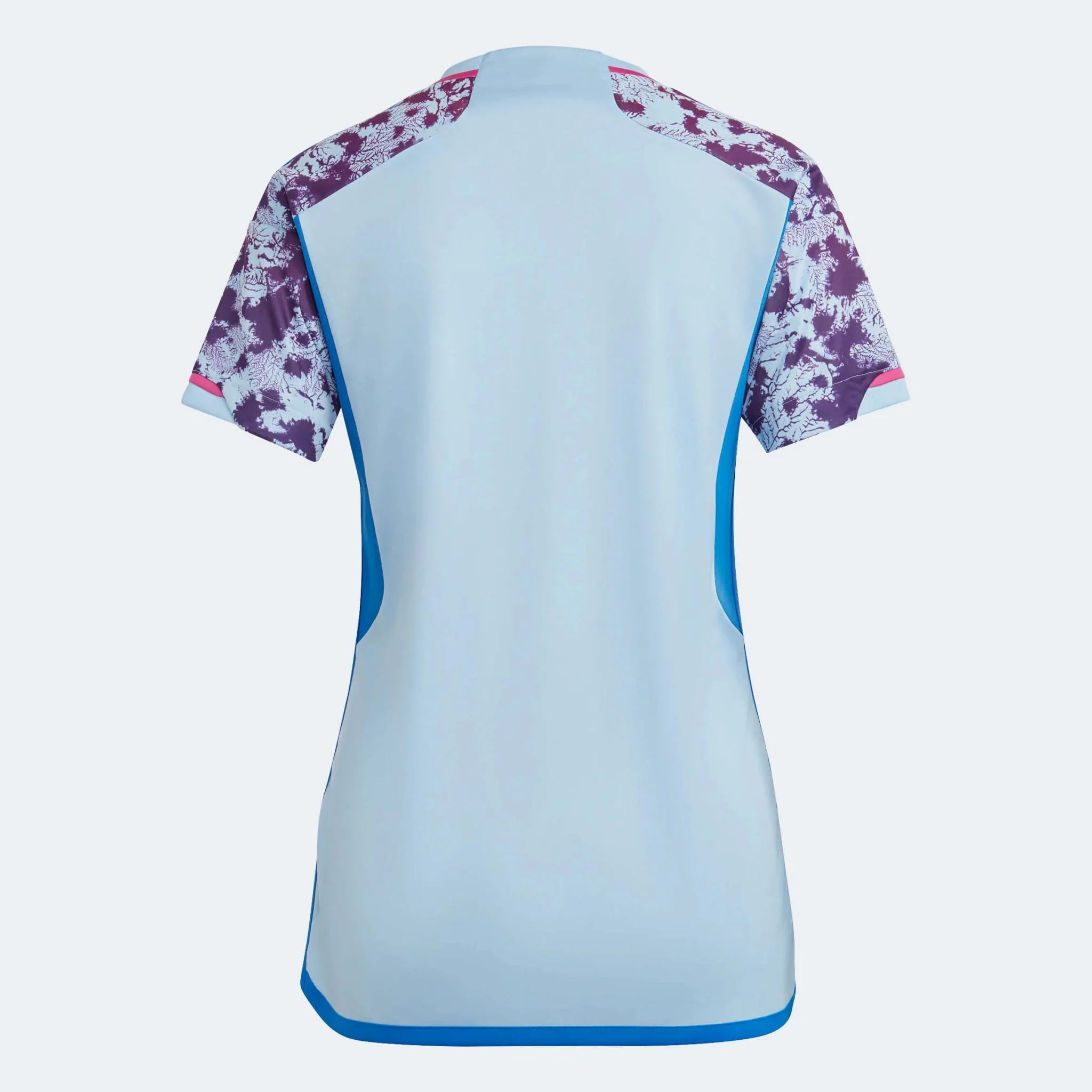 adidas 2023-24 Spain Womens Away Jersey - Glow Blue - Image 2