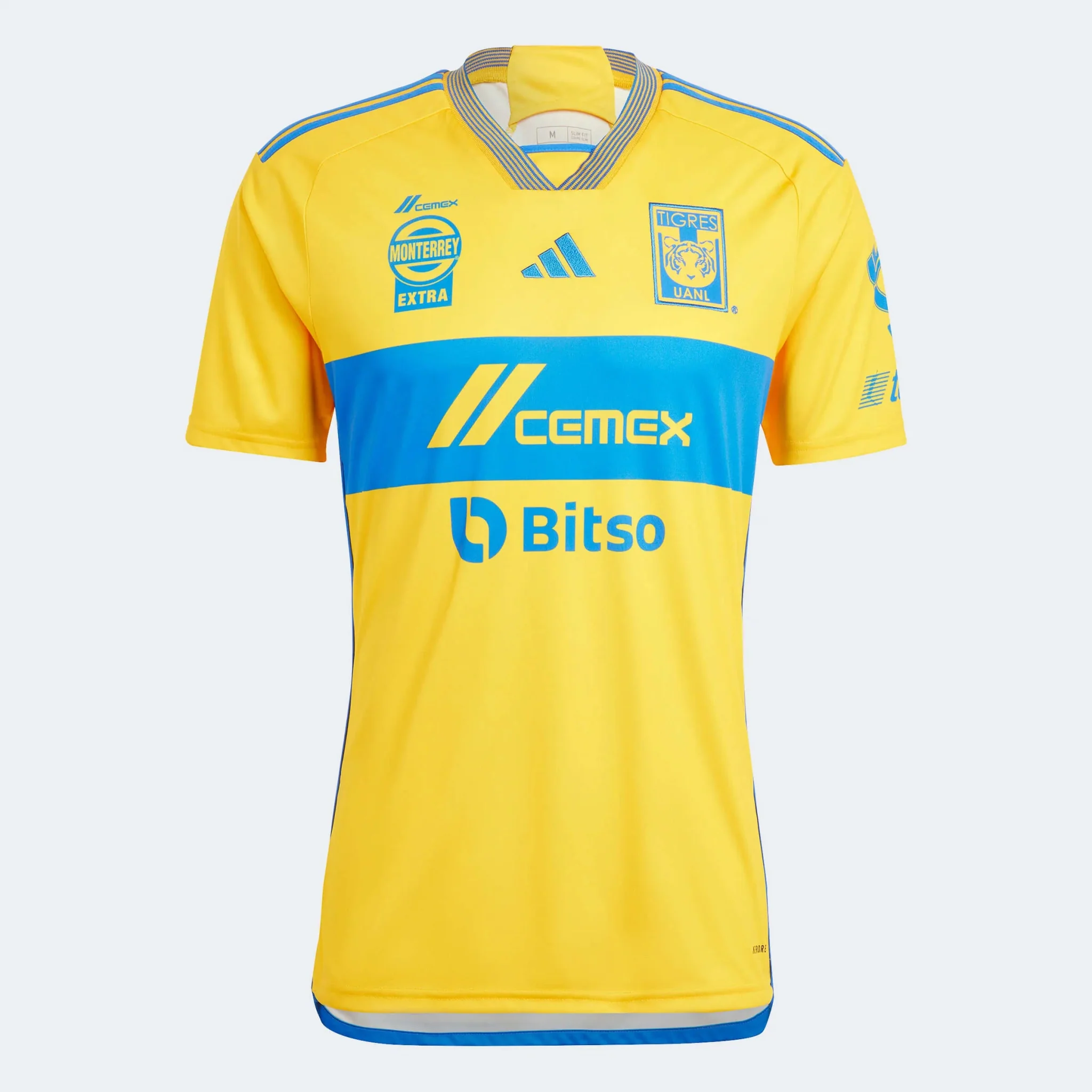 adidas 2023-24 Tigres Men's Stadium Home Jersey