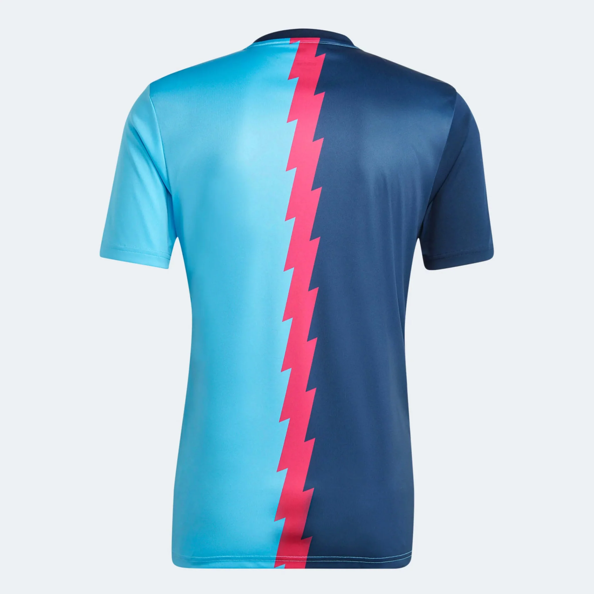 adidas 2023 Arsenal Pre-Match Jersey - Navy-Magenta-Sky Rush - Image 2