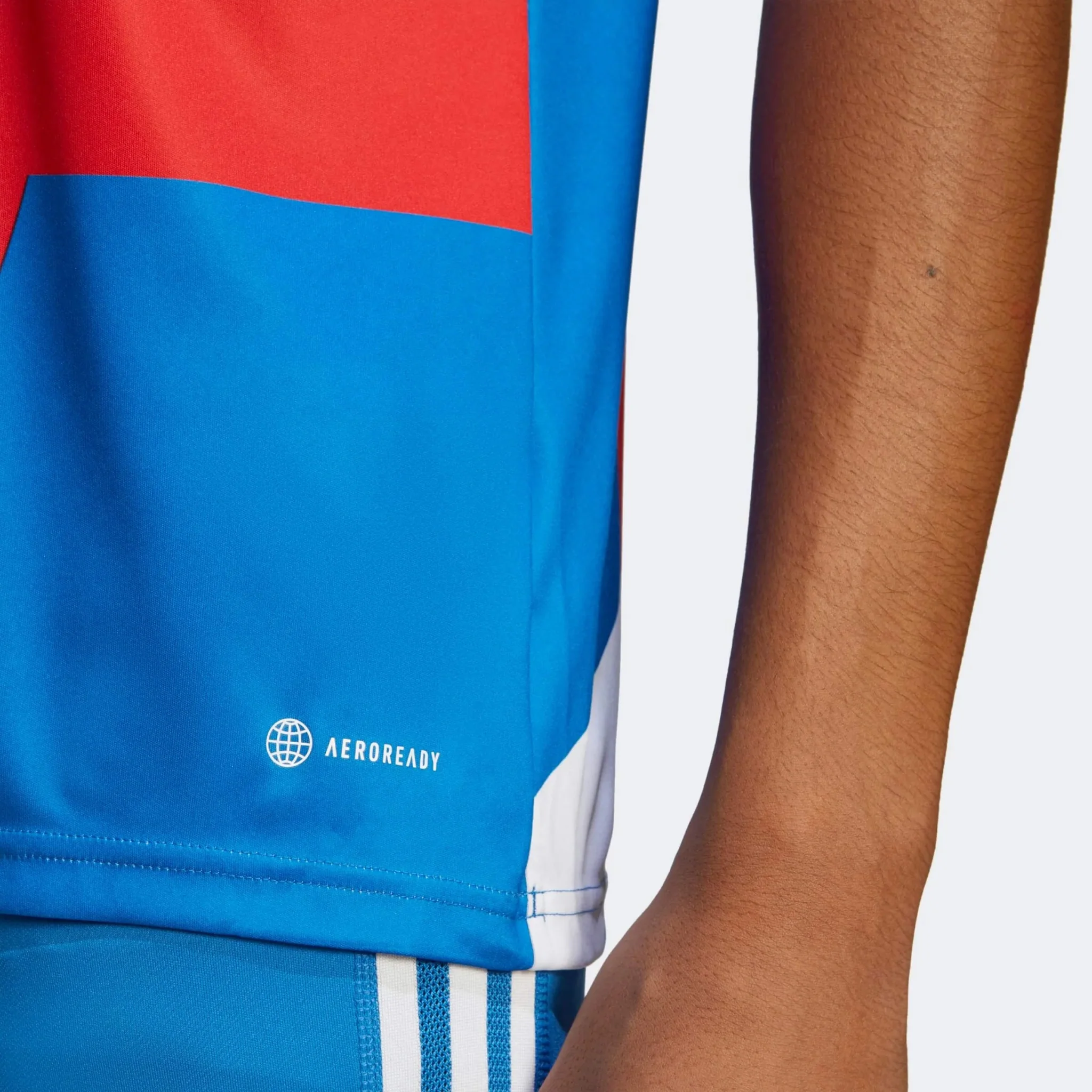 adidas 2023 FC Bayern Munich Pre-Match Jersey - Red-Bright Royal - Image 6