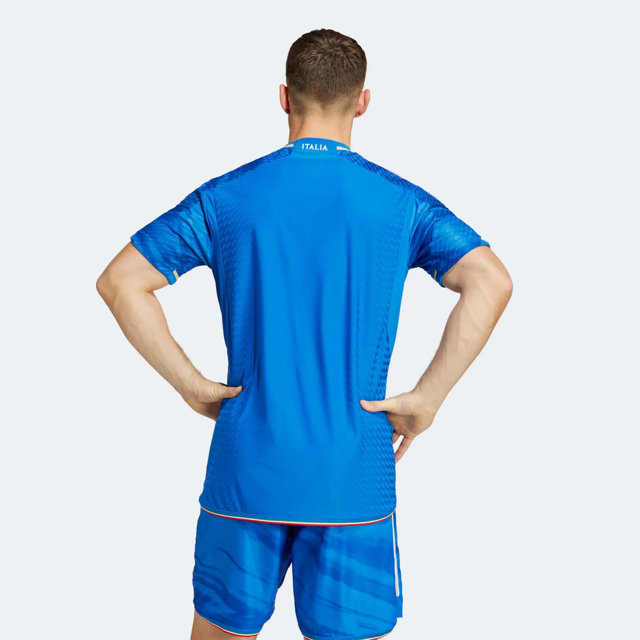 adidas 2023 Italy Authentic Home Jersey - Blue - Image 6