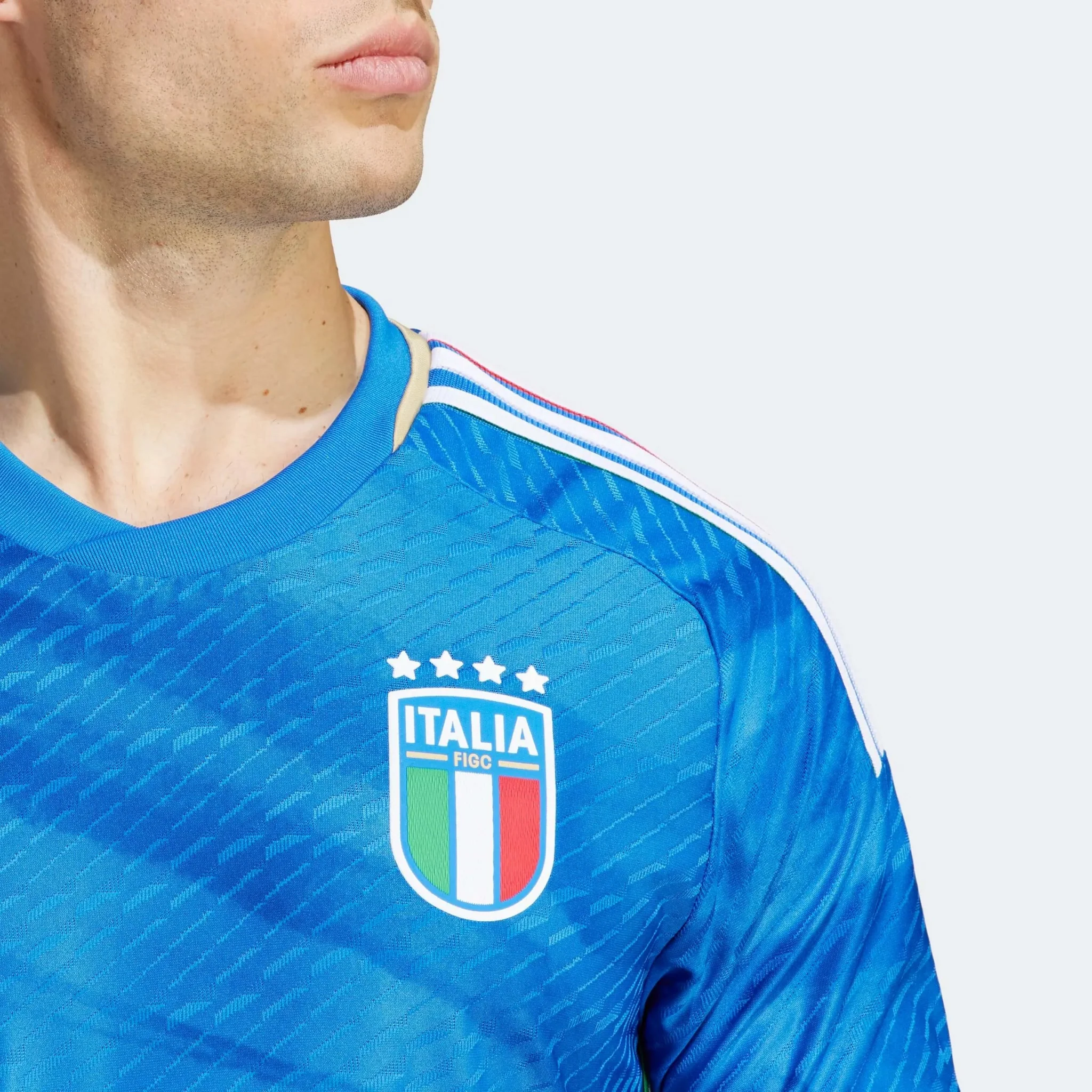 adidas 2023 Italy Authentic Home Jersey - Blue - Image 7