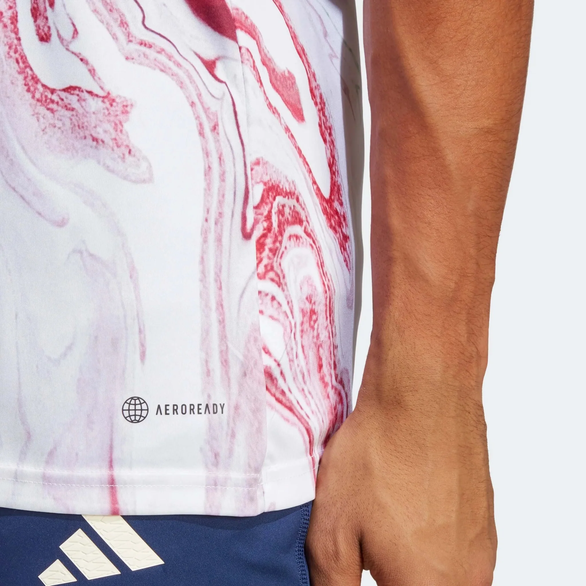adidas 2023 Italy Pre-Match Jersey - Green-White-Red - Image 7