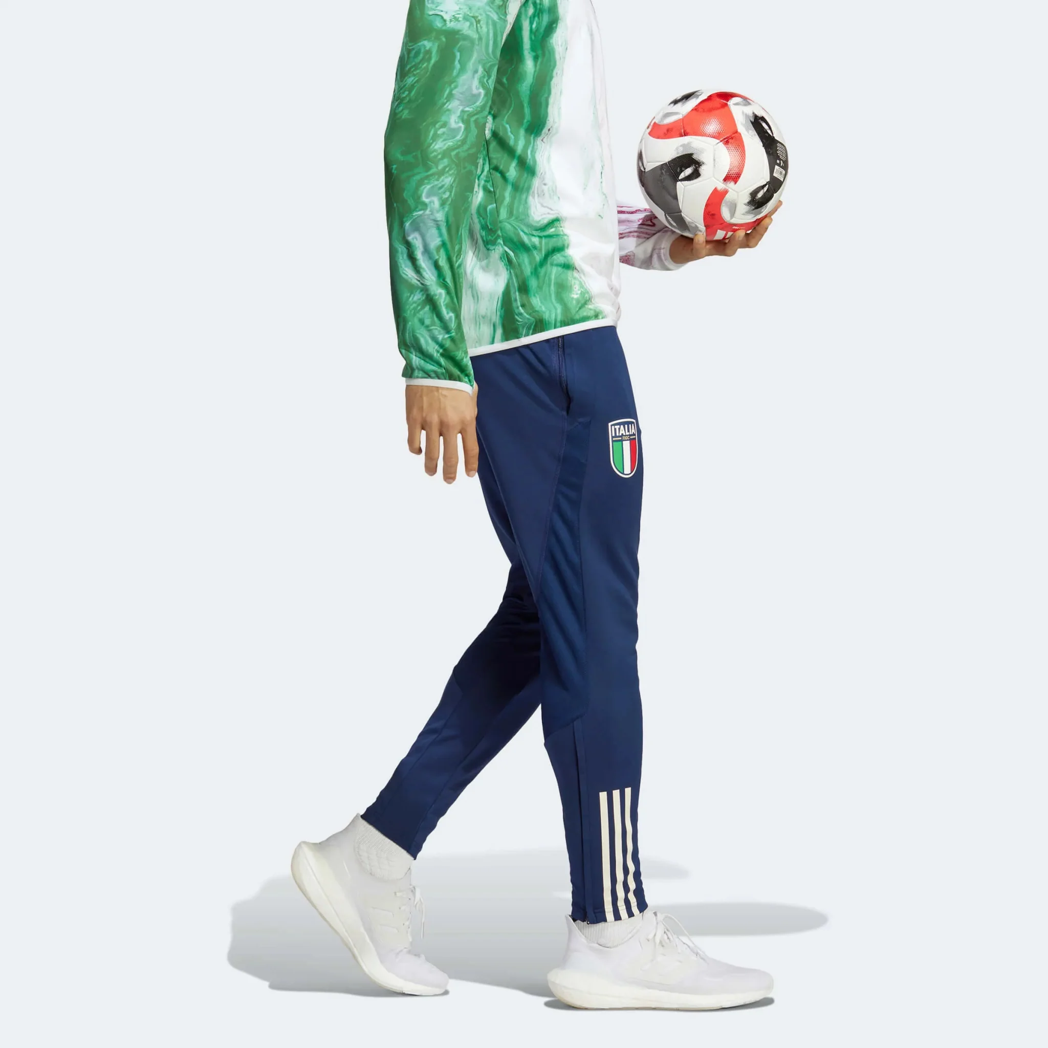 adidas 2023 Italy Tiro 23 Training Pants - Navy - Image 2