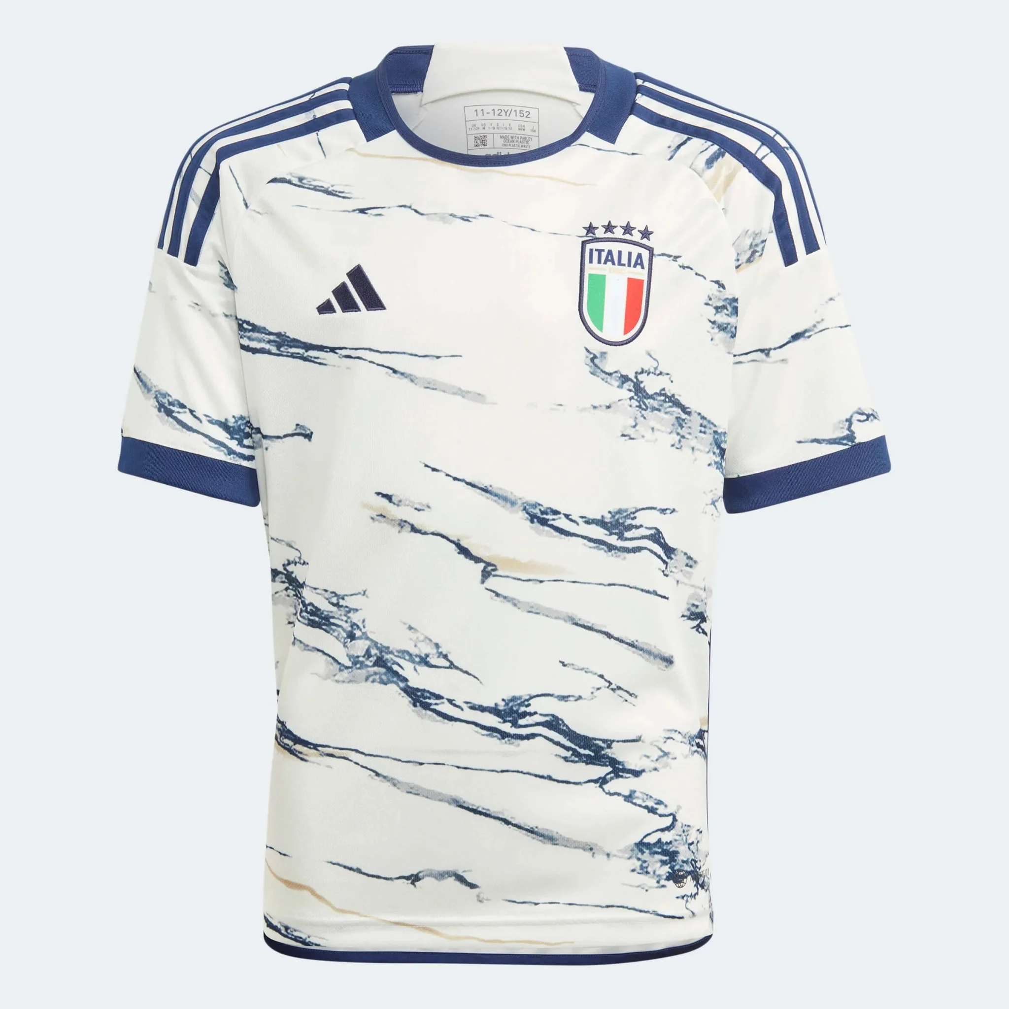 adidas 2023 Italy Youth Away Jersey - White