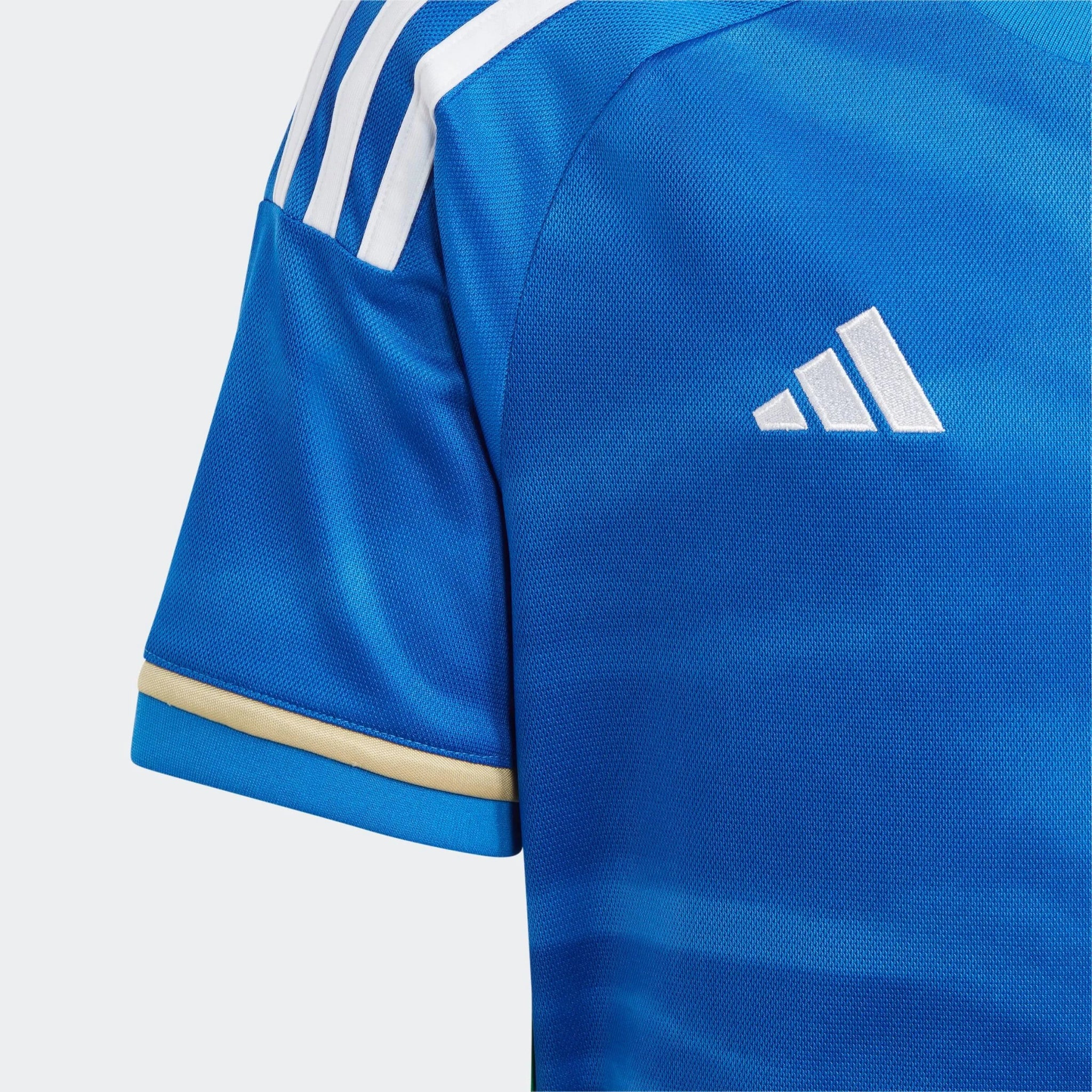 adidas 2023 Italy Youth Home Jersey - Blue - Image 3