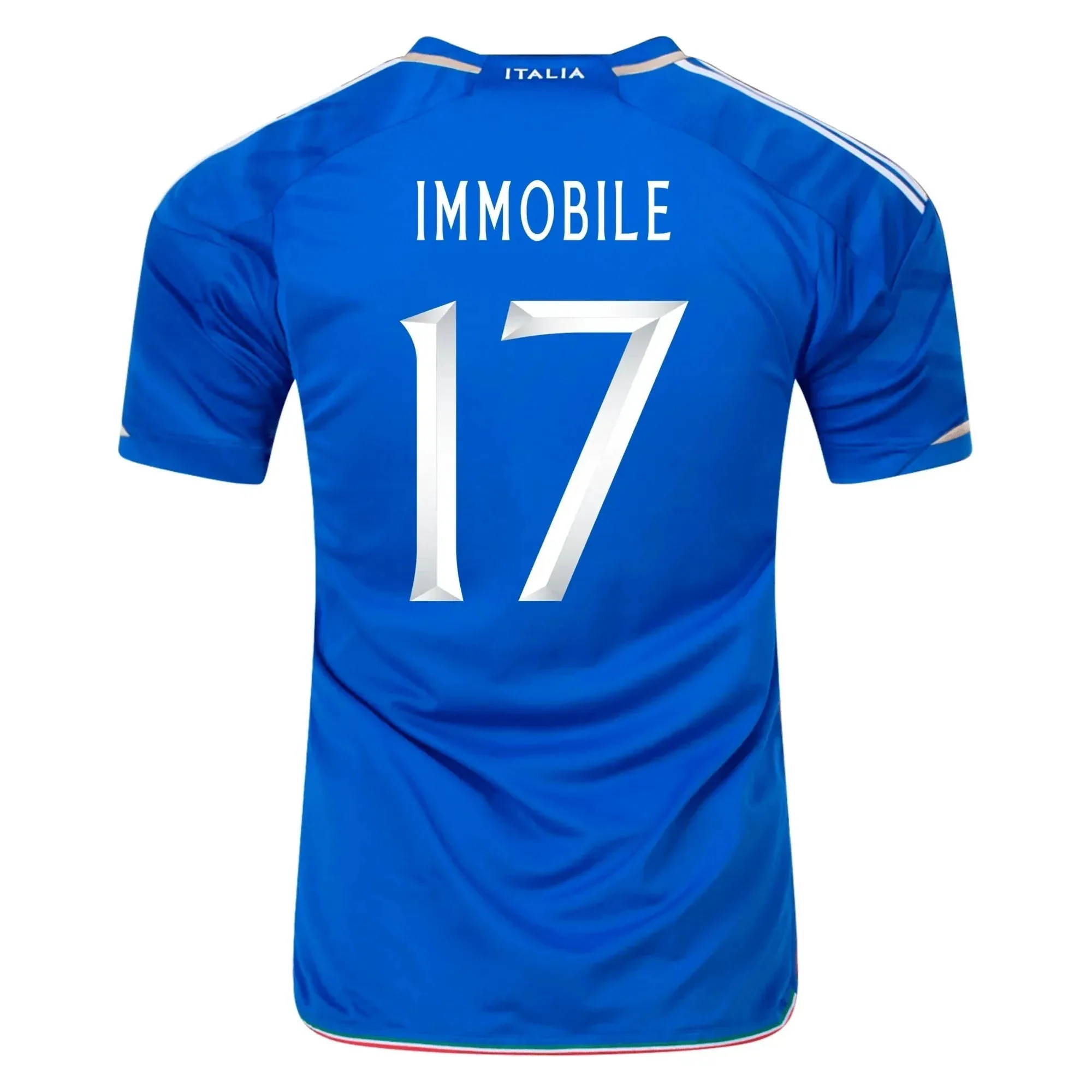 adidas 2023 Italy Youth Home Jersey - Blue - Image 6