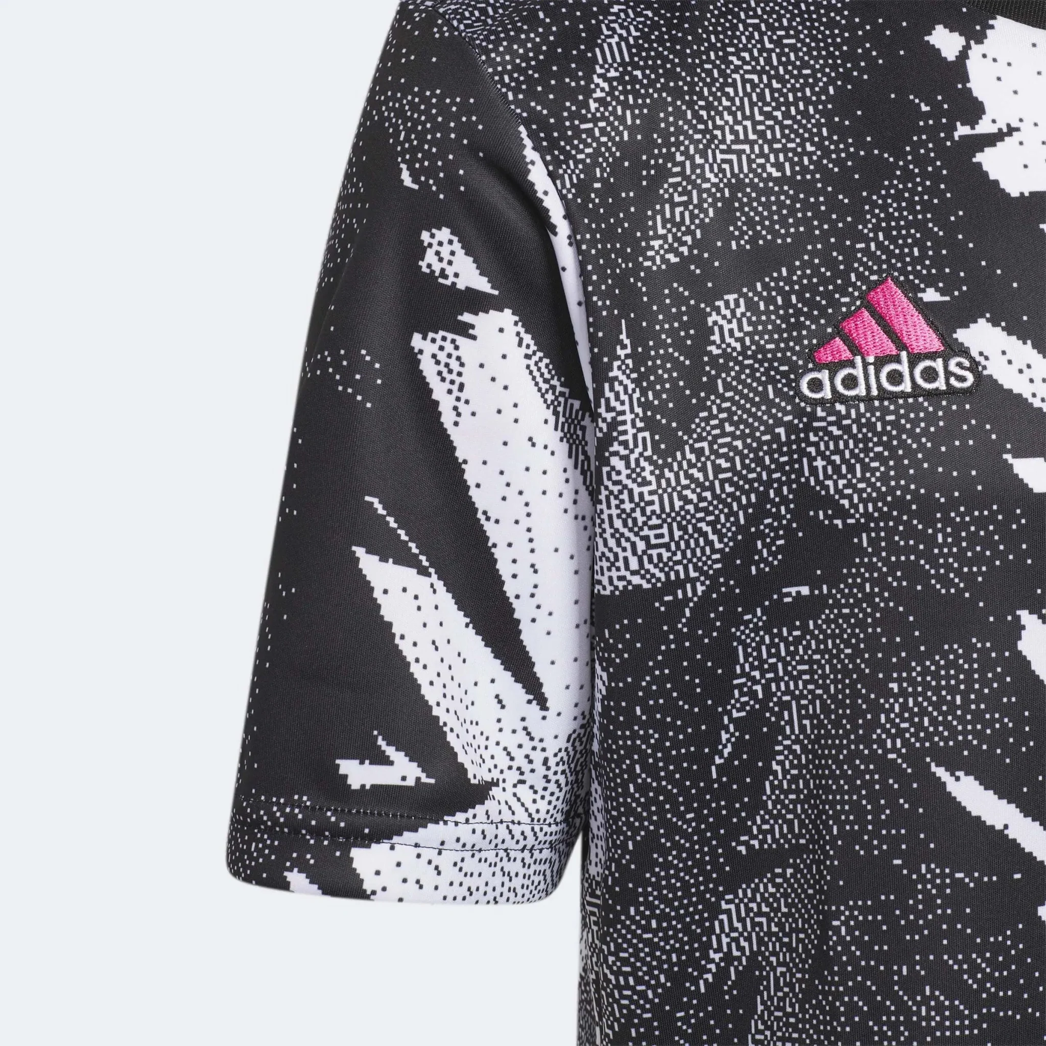 adidas 2023 Juventus Youth Pre-Match Jersey - Black-White - Image 3