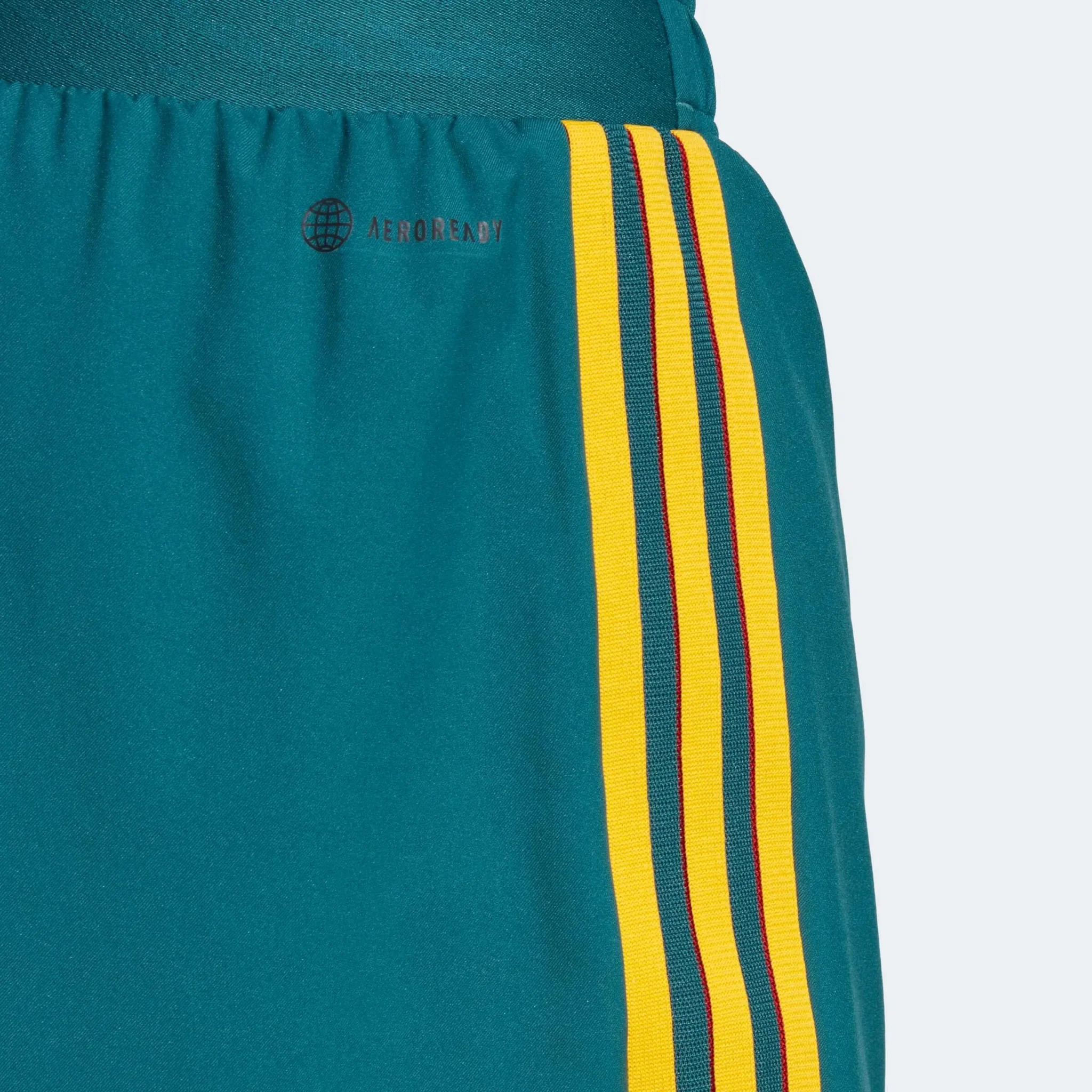 adidas 2023/25 LA Galaxy Authentic Away Shorts - Mystery Green-Team Gold - Image 4