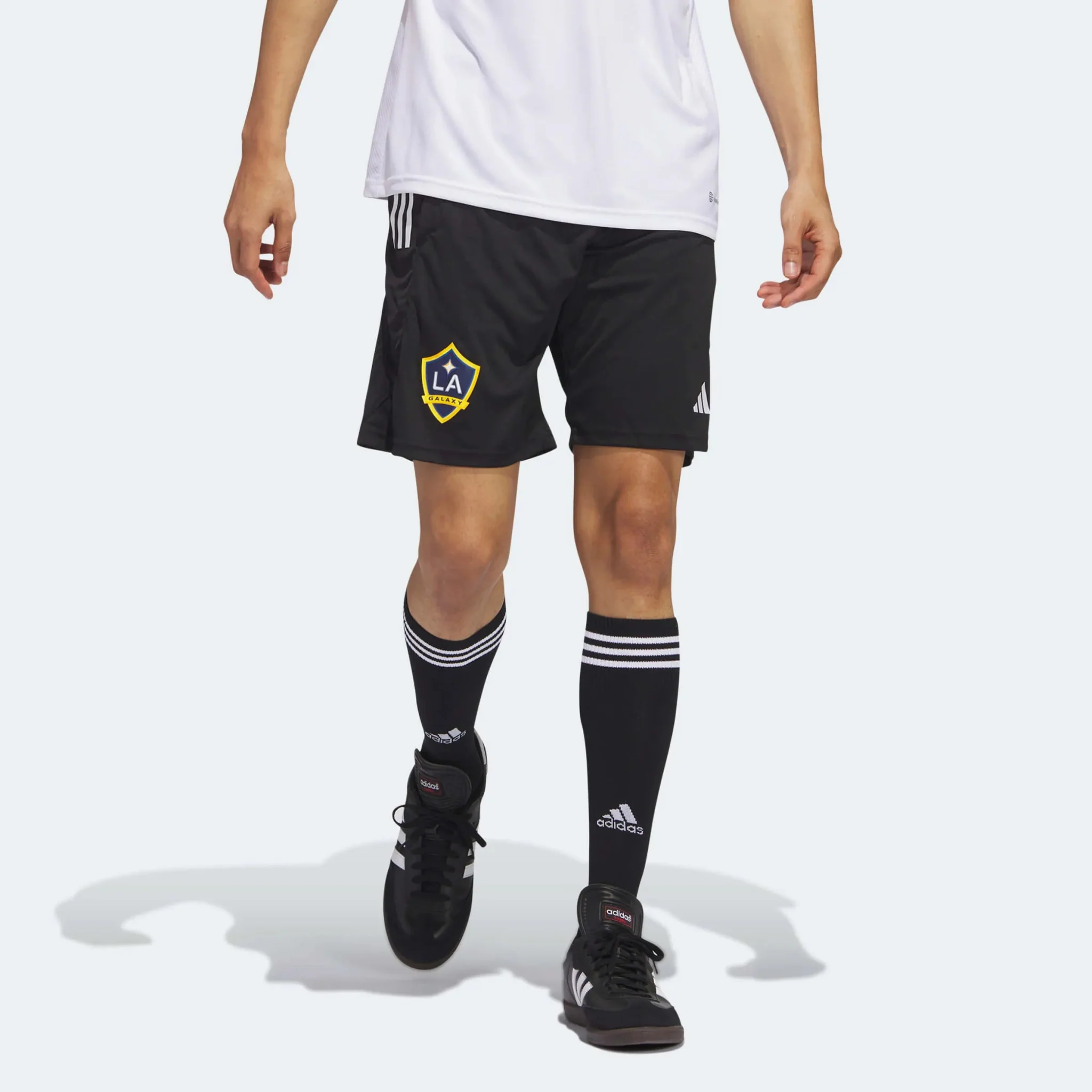 adidas 2023 LA Galaxy Tiro 23 Training Shorts - Black-White - Image 3