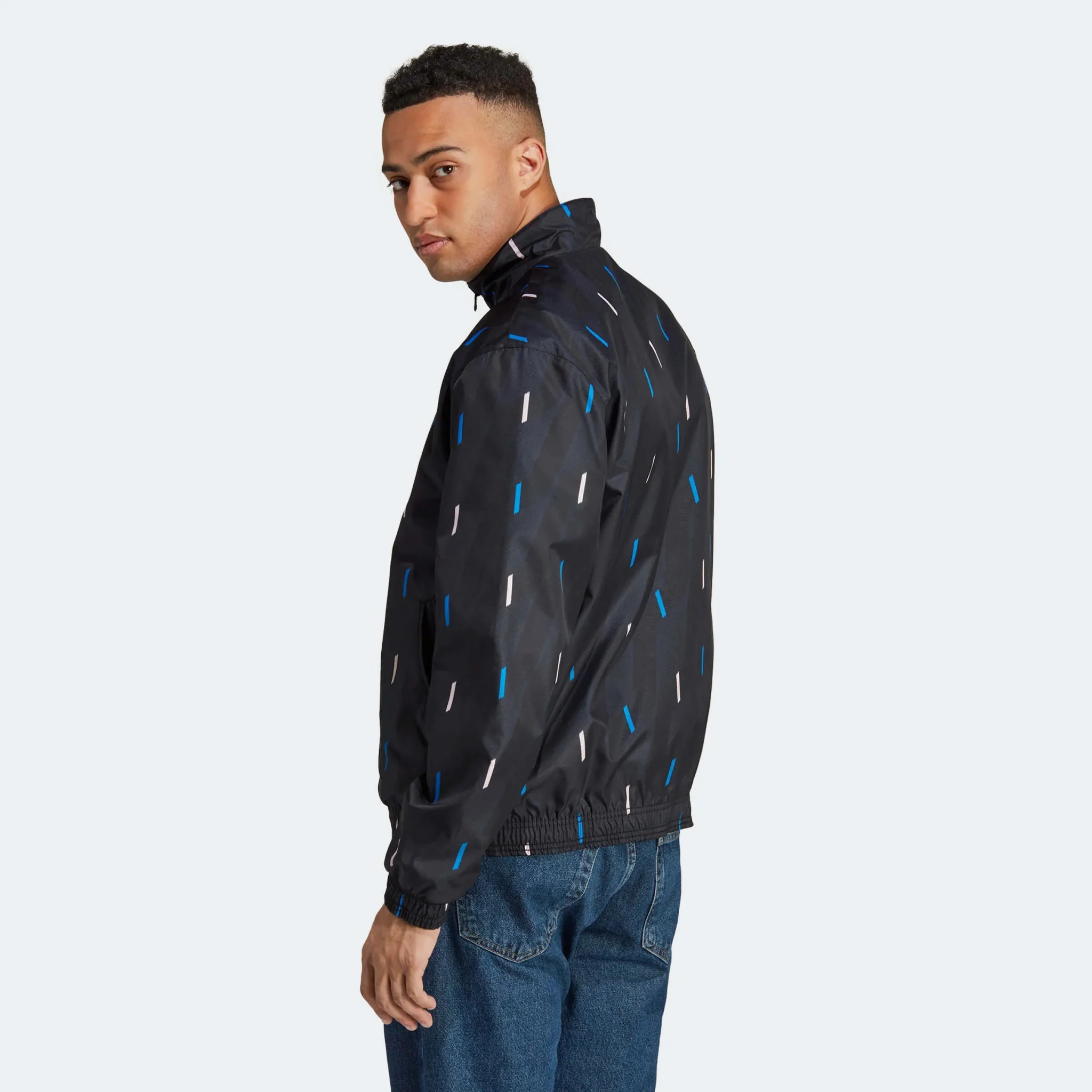 adidas 2023 Manchester United Anthem Jacket - Black - Image 3