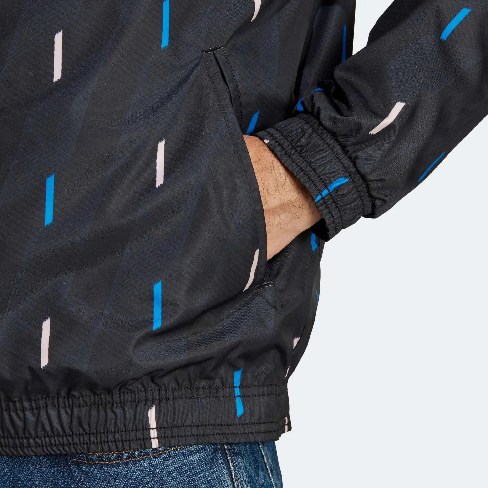 adidas 2023 Manchester United Anthem Jacket - Black - Image 7