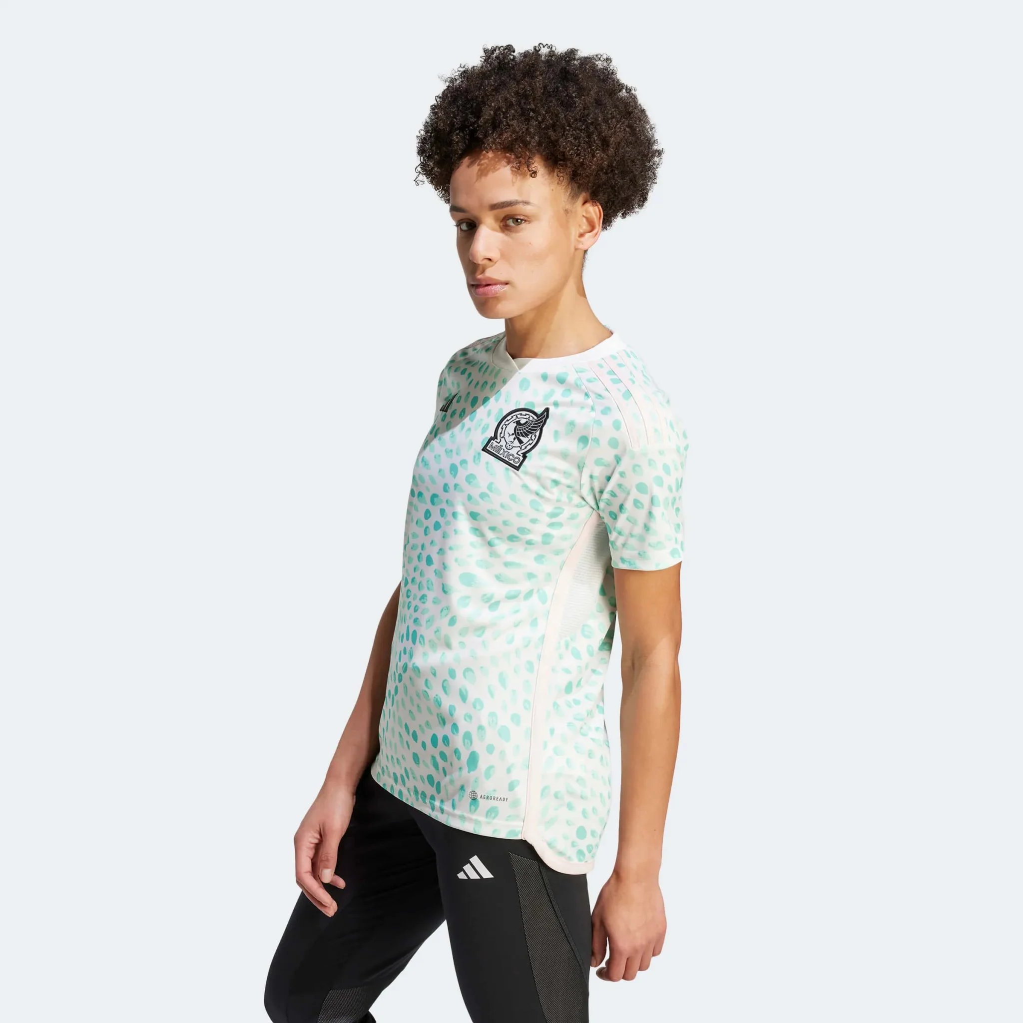 adidas 2023 Mexico Women's Away Jersey - Core White - Image 4