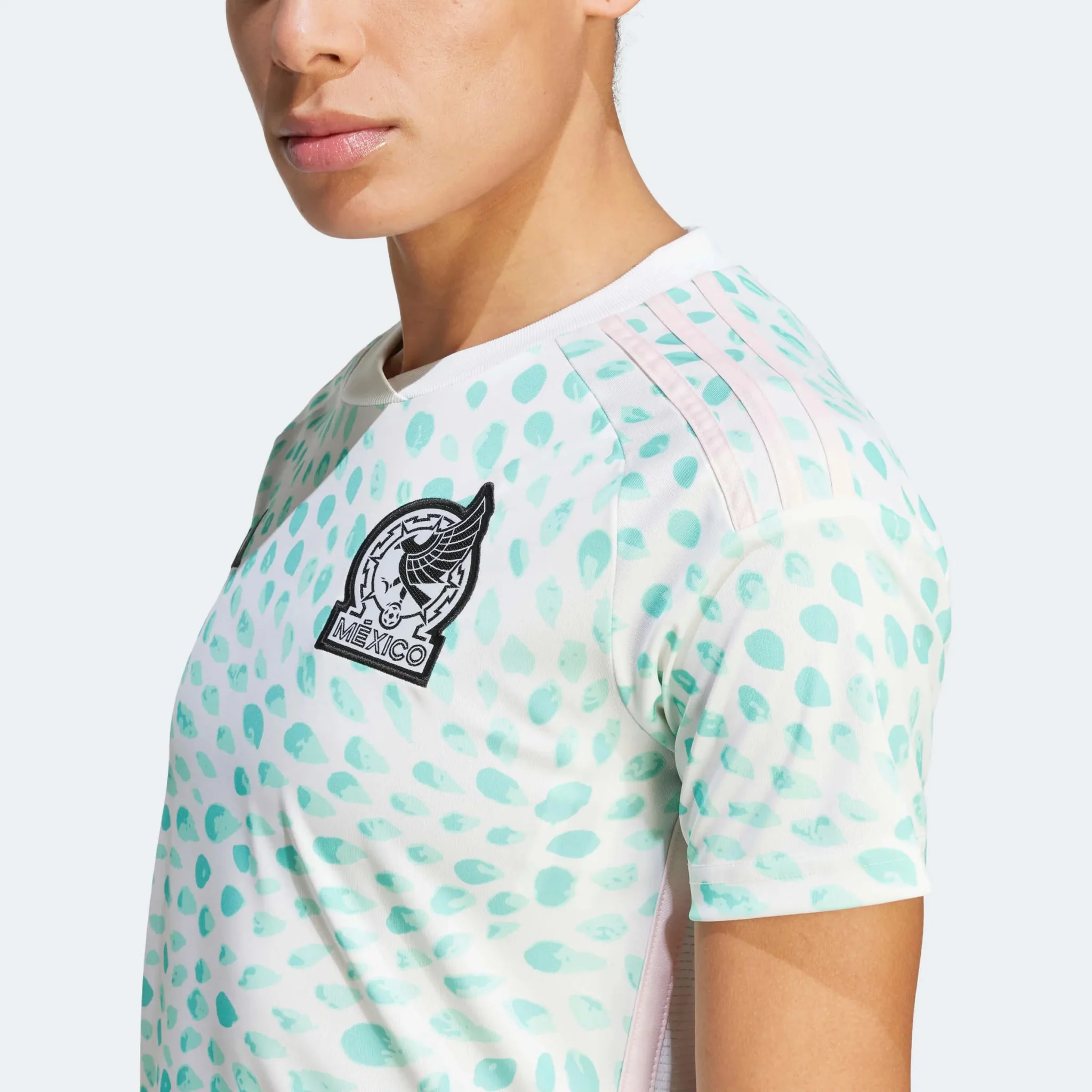 adidas 2023 Mexico Women's Away Jersey - Core White - Image 6