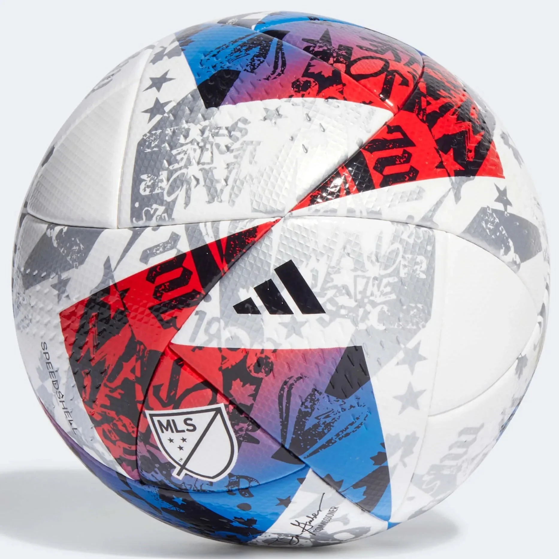 adidas 2023 MLS Pro Ball - White-Red-Blue