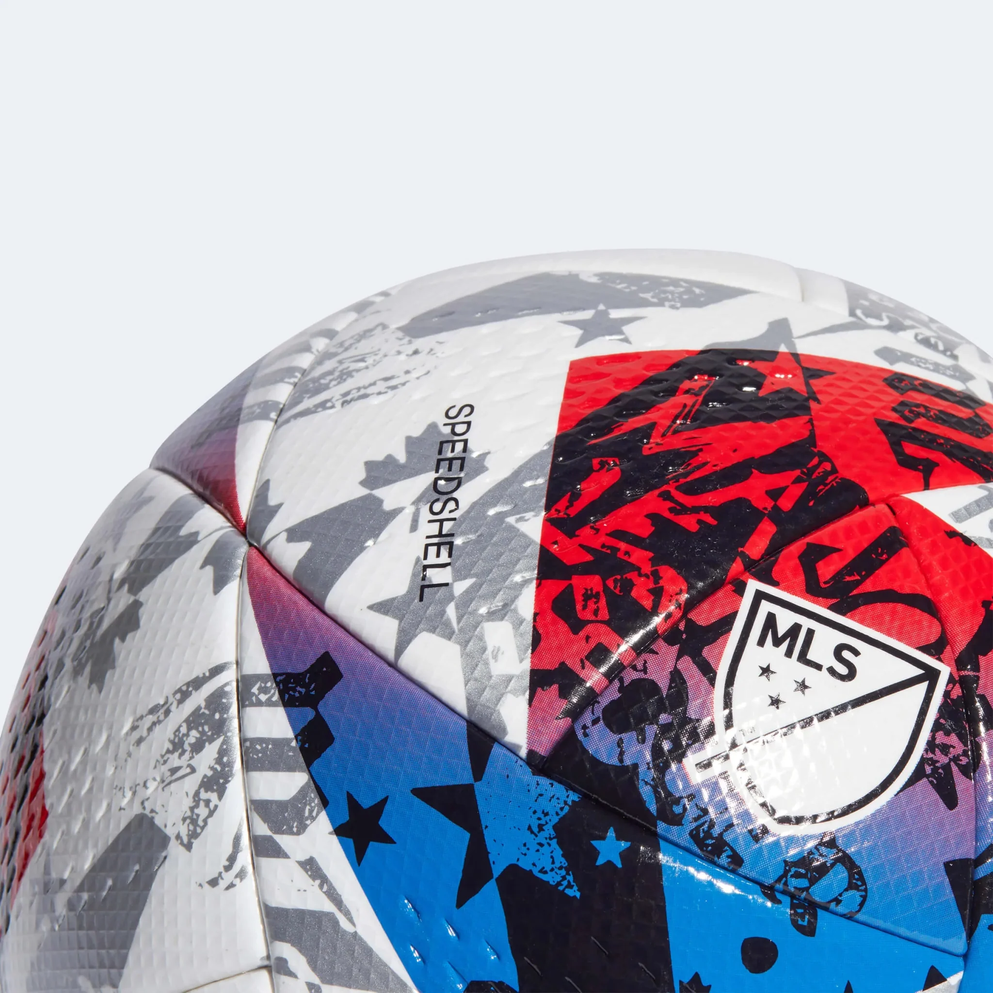 adidas 2023 MLS Pro Ball - White-Red-Blue - Image 3