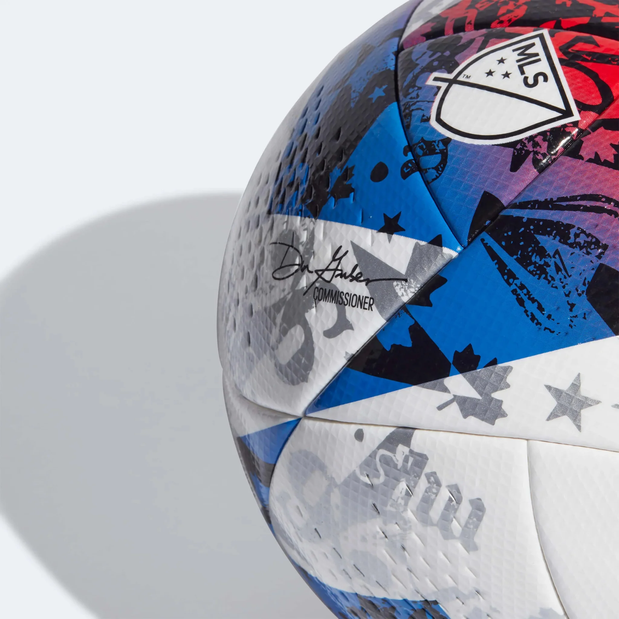 adidas 2023 MLS Pro Ball - White-Red-Blue - Image 4
