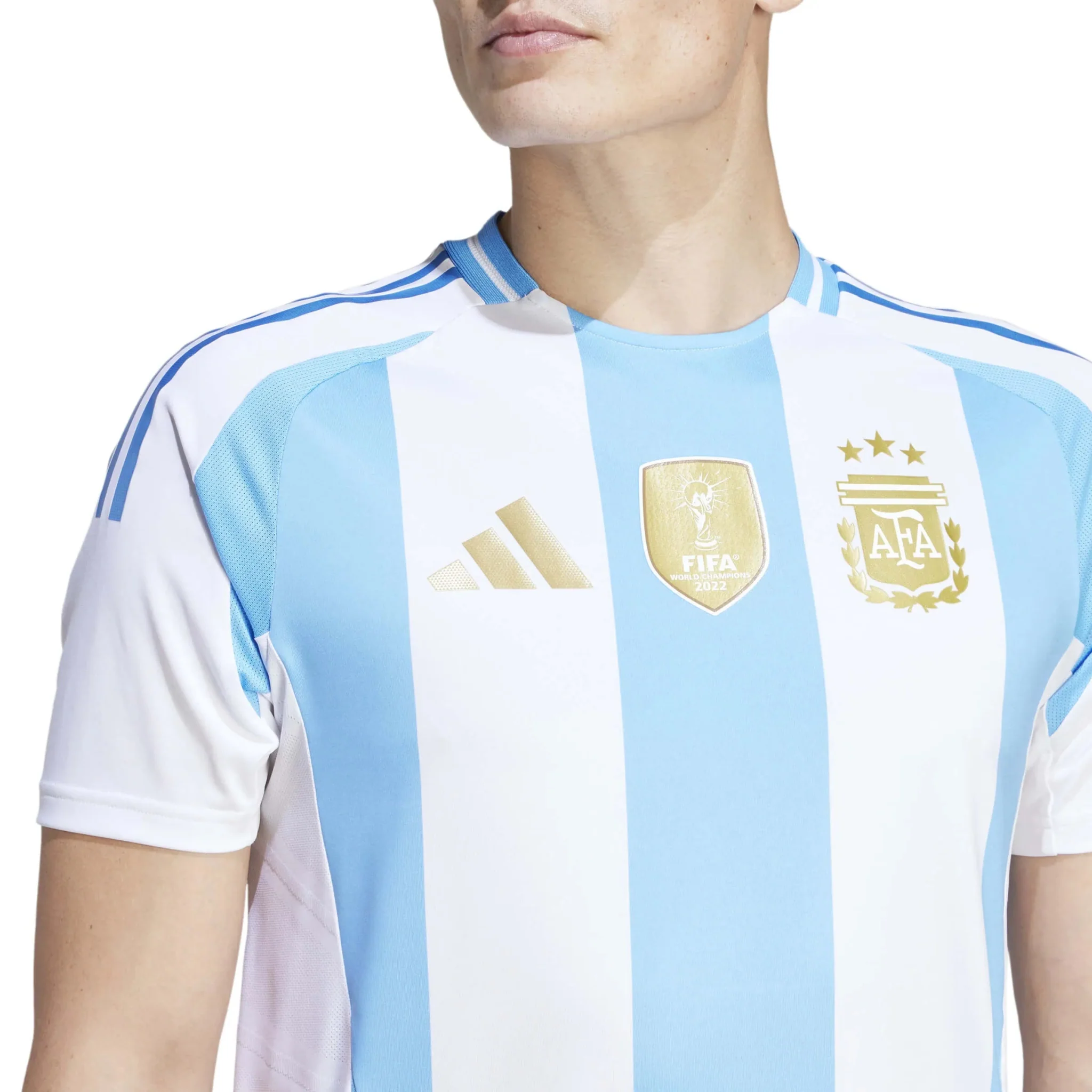 adidas 2024-25 Argentina Men's Authentic Home Jersey - Image 9