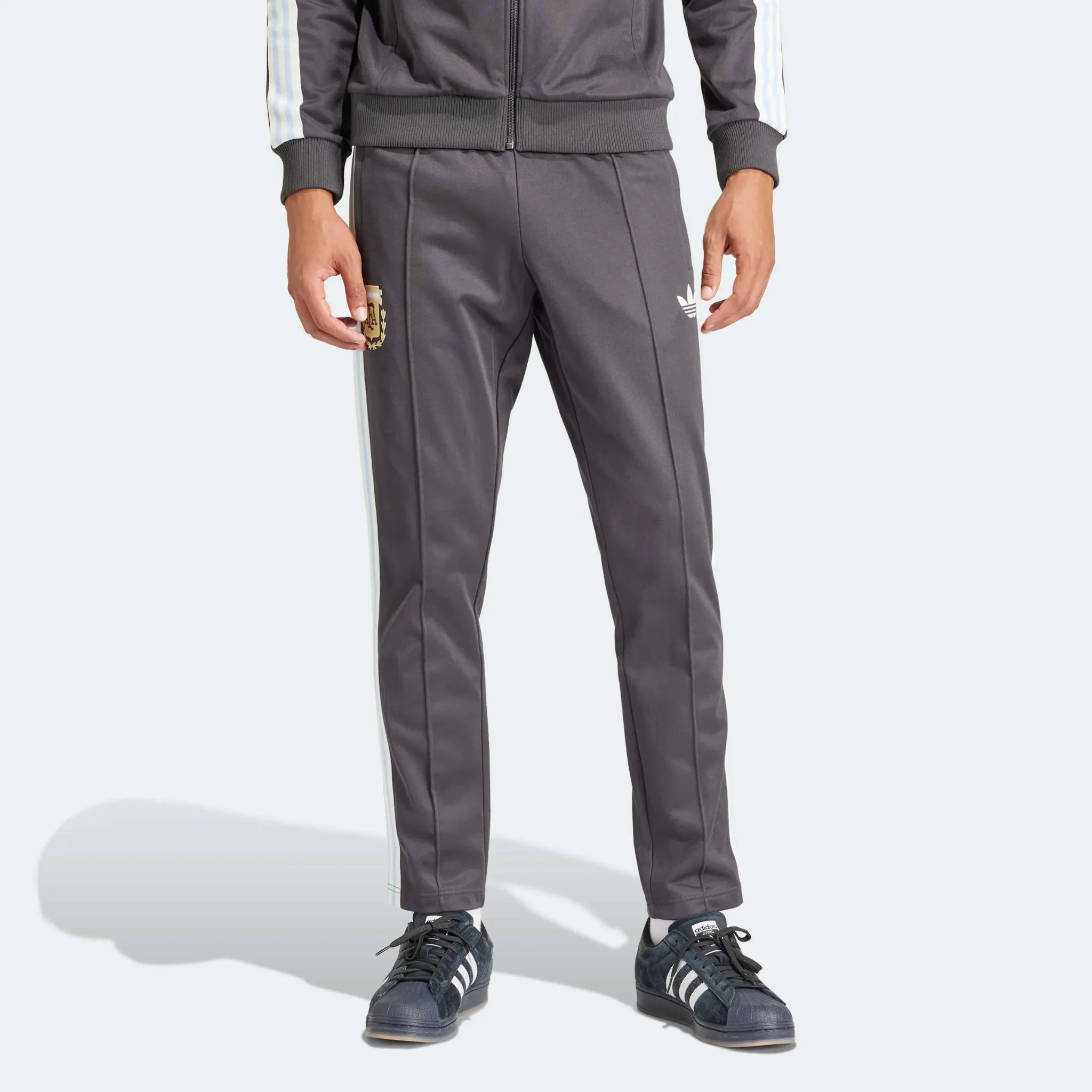 adidas 2023-24 Argentina Men's Beckenbauer Track Pants - Image 2