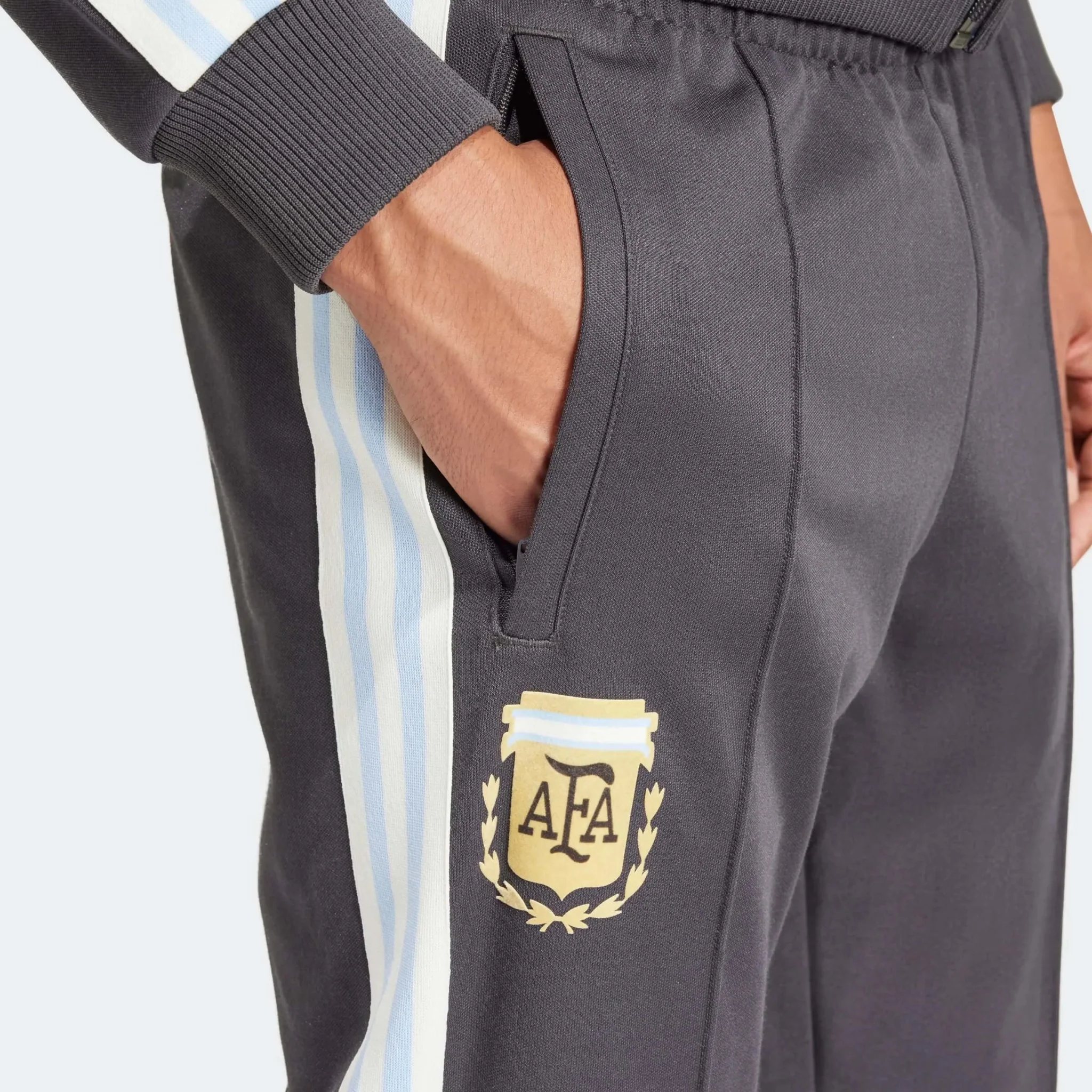 adidas 2023-24 Argentina Men's Beckenbauer Track Pants - Image 4