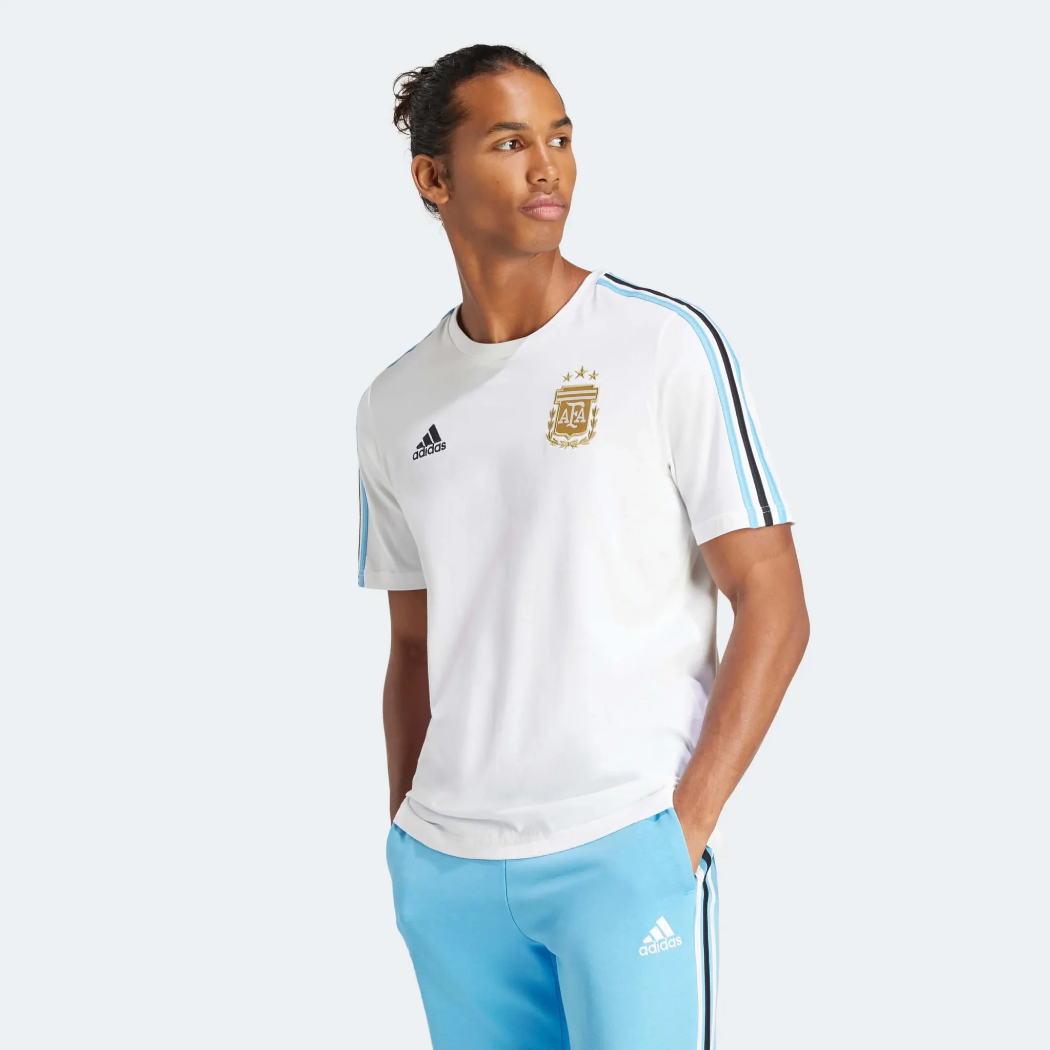 adidas 2023-24 Argentina Men's DNA Tee - Image 2