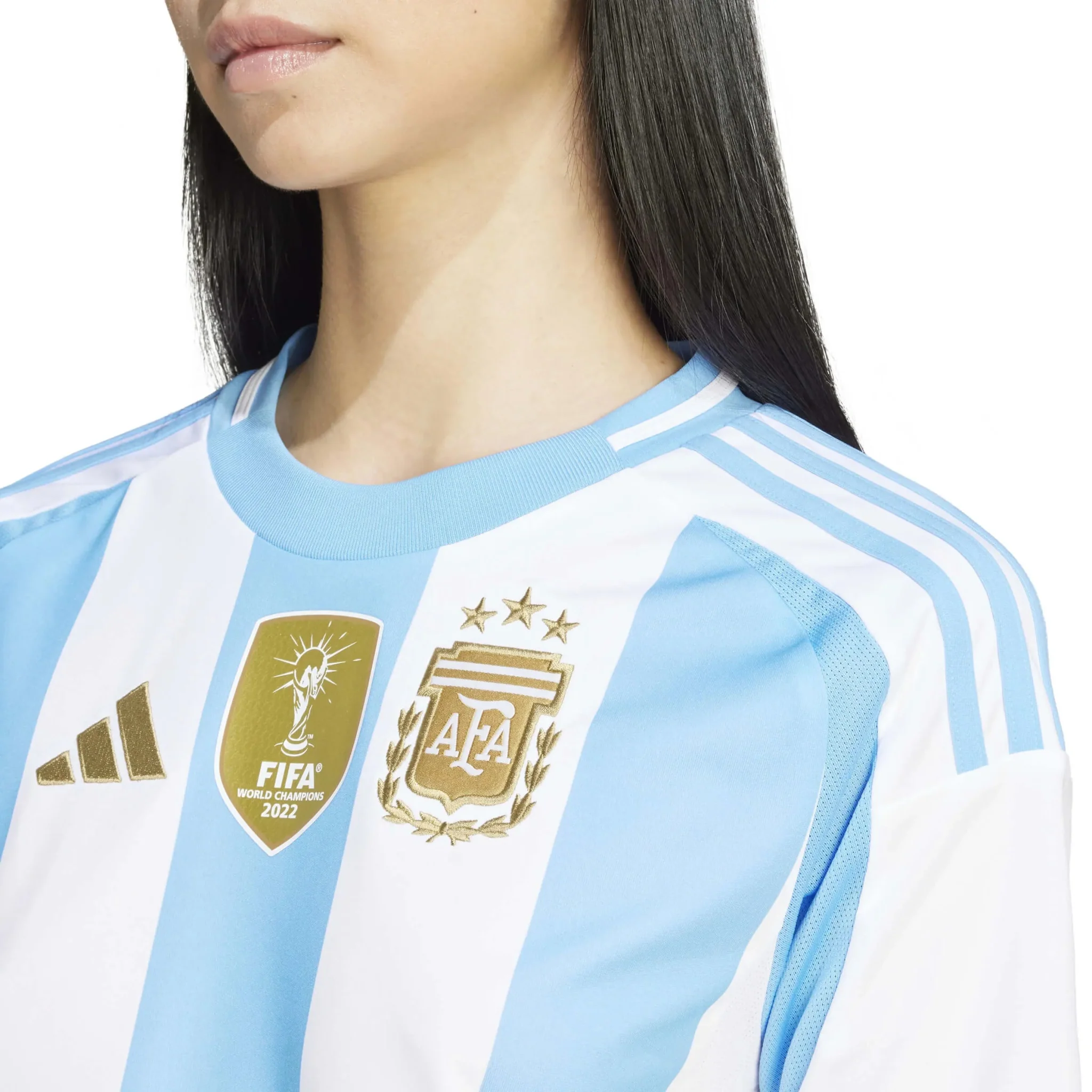 adidas 2024-25 Argentina Women's Stadium Home Jersey - Image 6