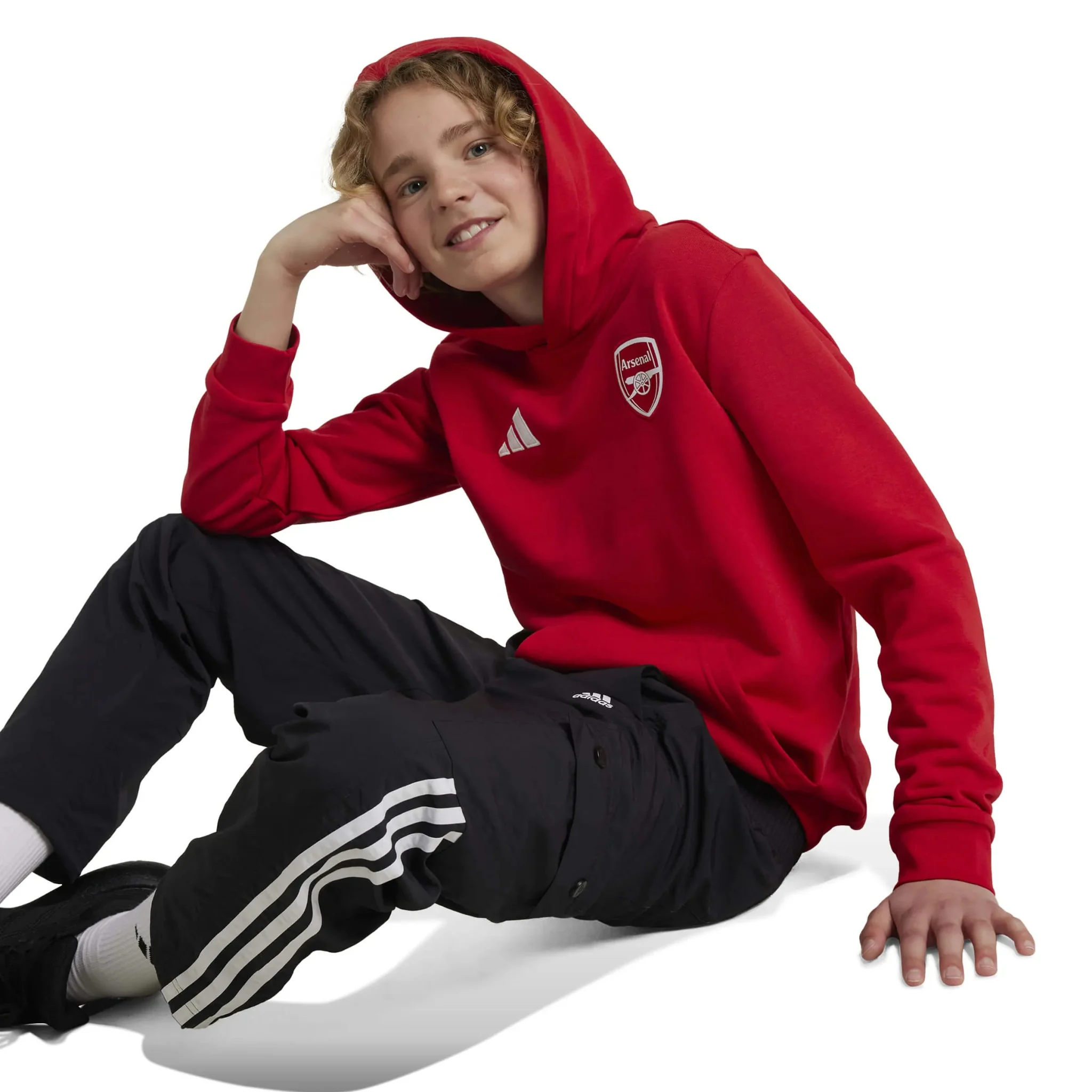 adidas 2024-25 Arsenal Youth Hoodie - Image 4
