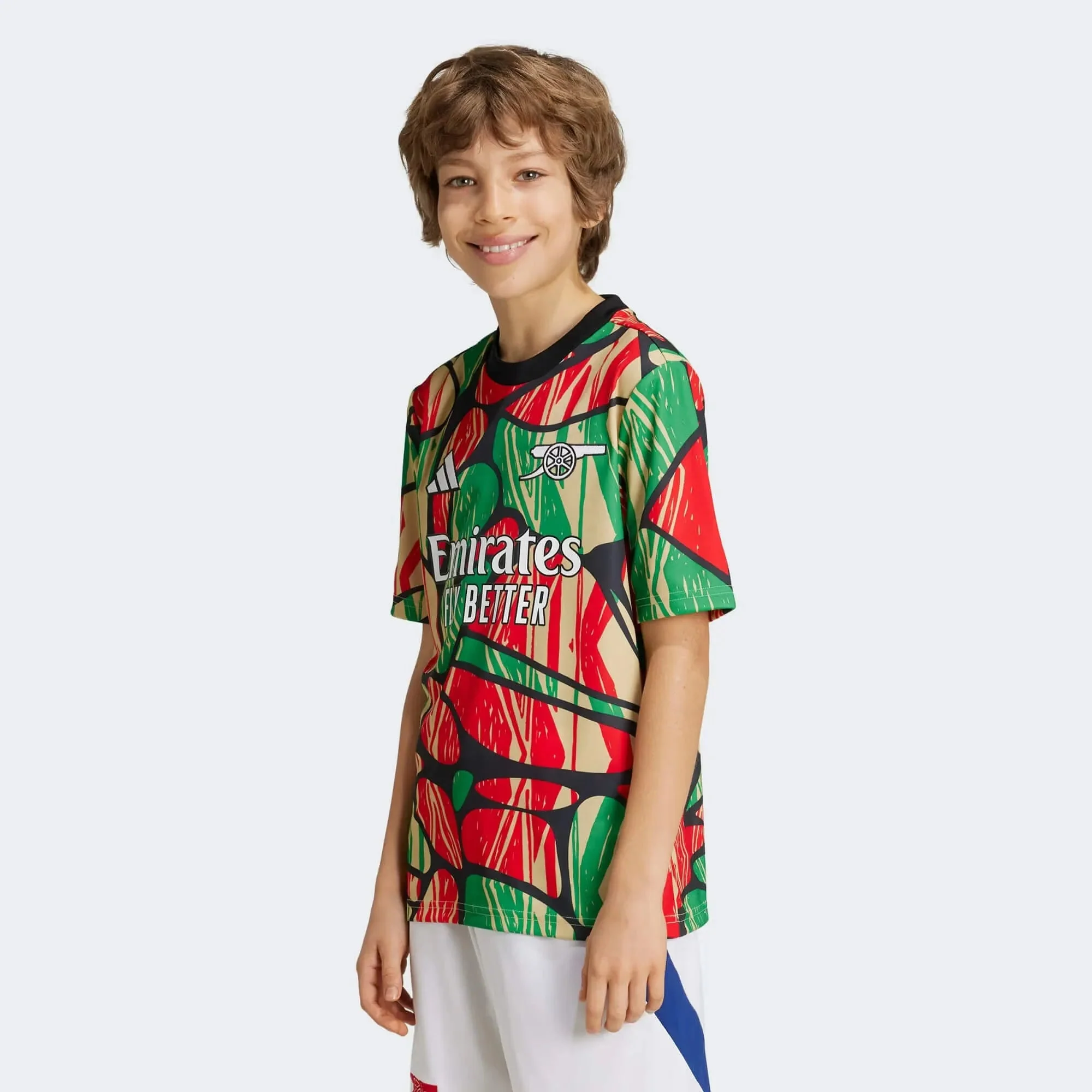 adidas 2024-25 Arsenal Youth Pre-Match Jersey