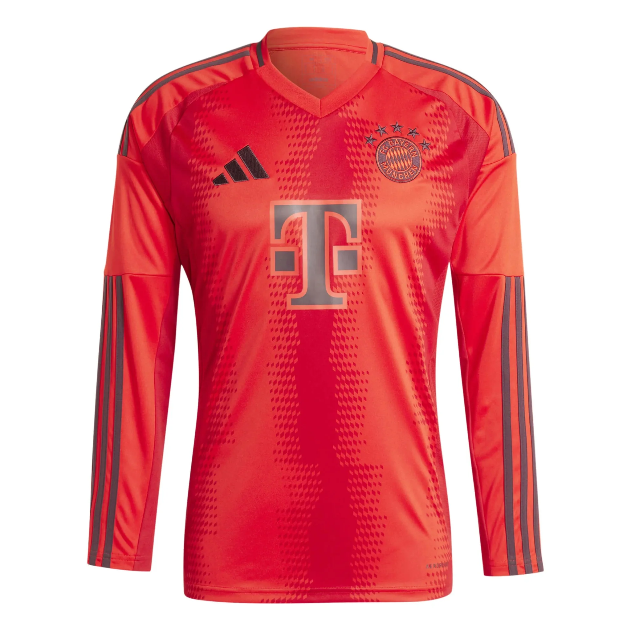 adidas 2024-25 Bayern Munich Men's Stadium Home Long-Sleeve Jersey