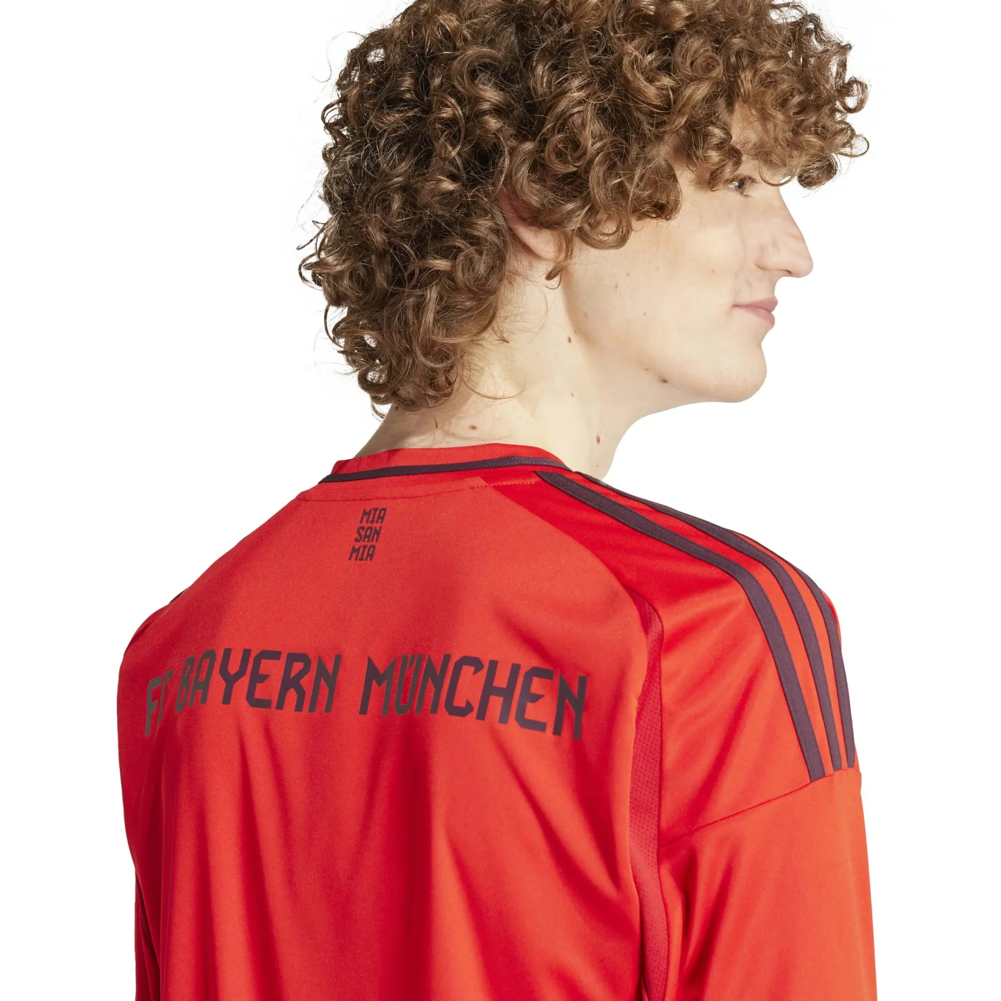 adidas 2024-25 Bayern Munich Men's Stadium Home Long-Sleeve Jersey - Image 7