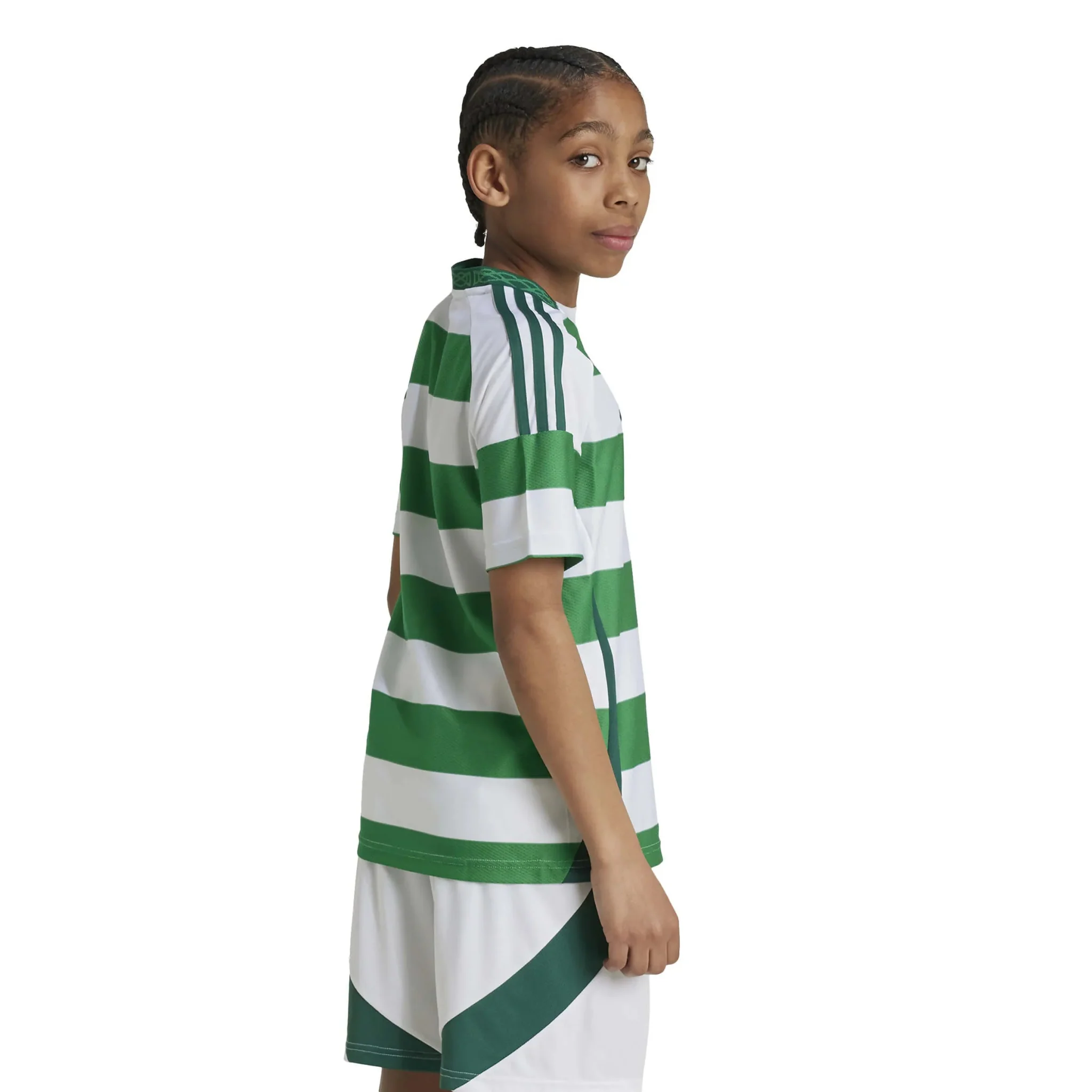 adidas 2024-25 Celtic Youth Stadium Home Jersey - Image 4