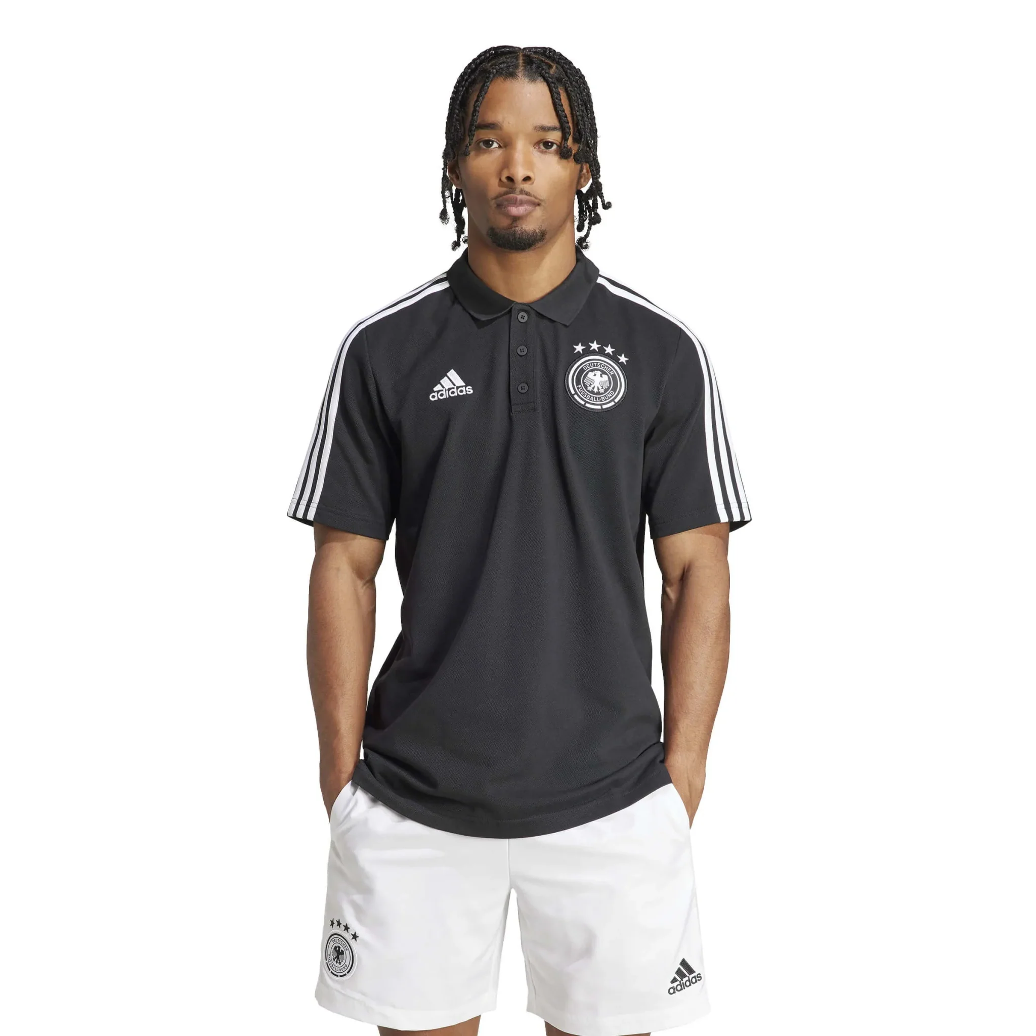 adidas 2024-25 Germany Men's DNA Polo Shirt - Image 2