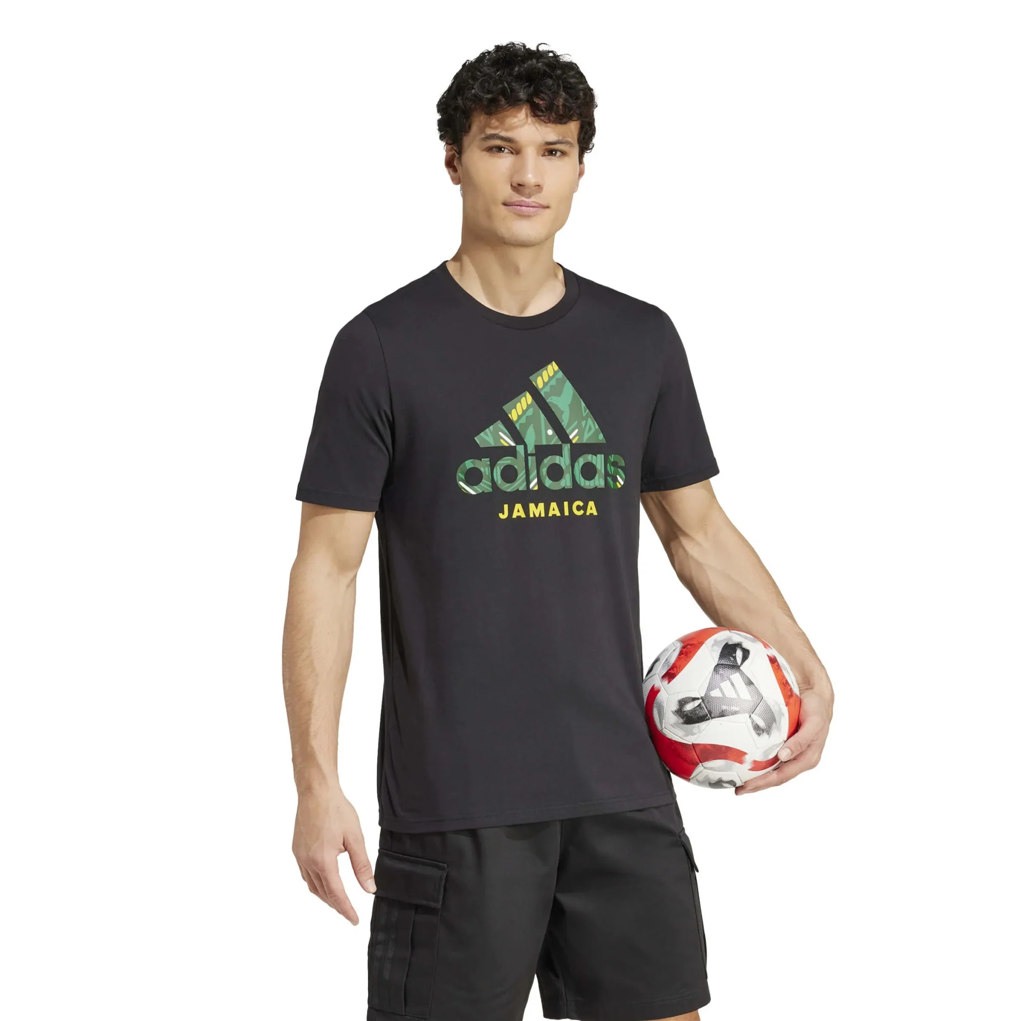 adidas 2024-25 Jamaica Men's Seasonal Graphic Tee - Image 3