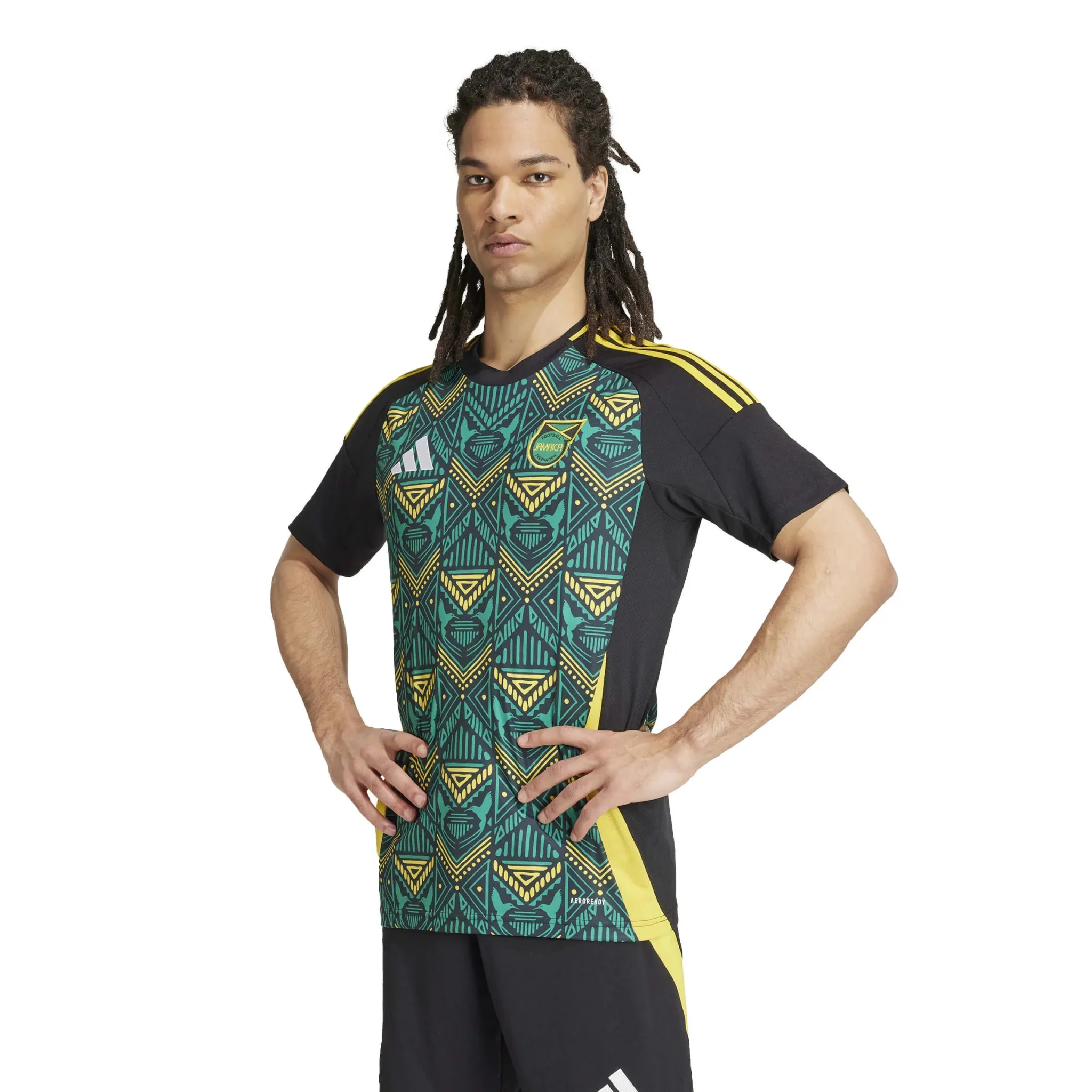 adidas 2024-25 Jamaica Men's Stadium Away Jersey - Image 3
