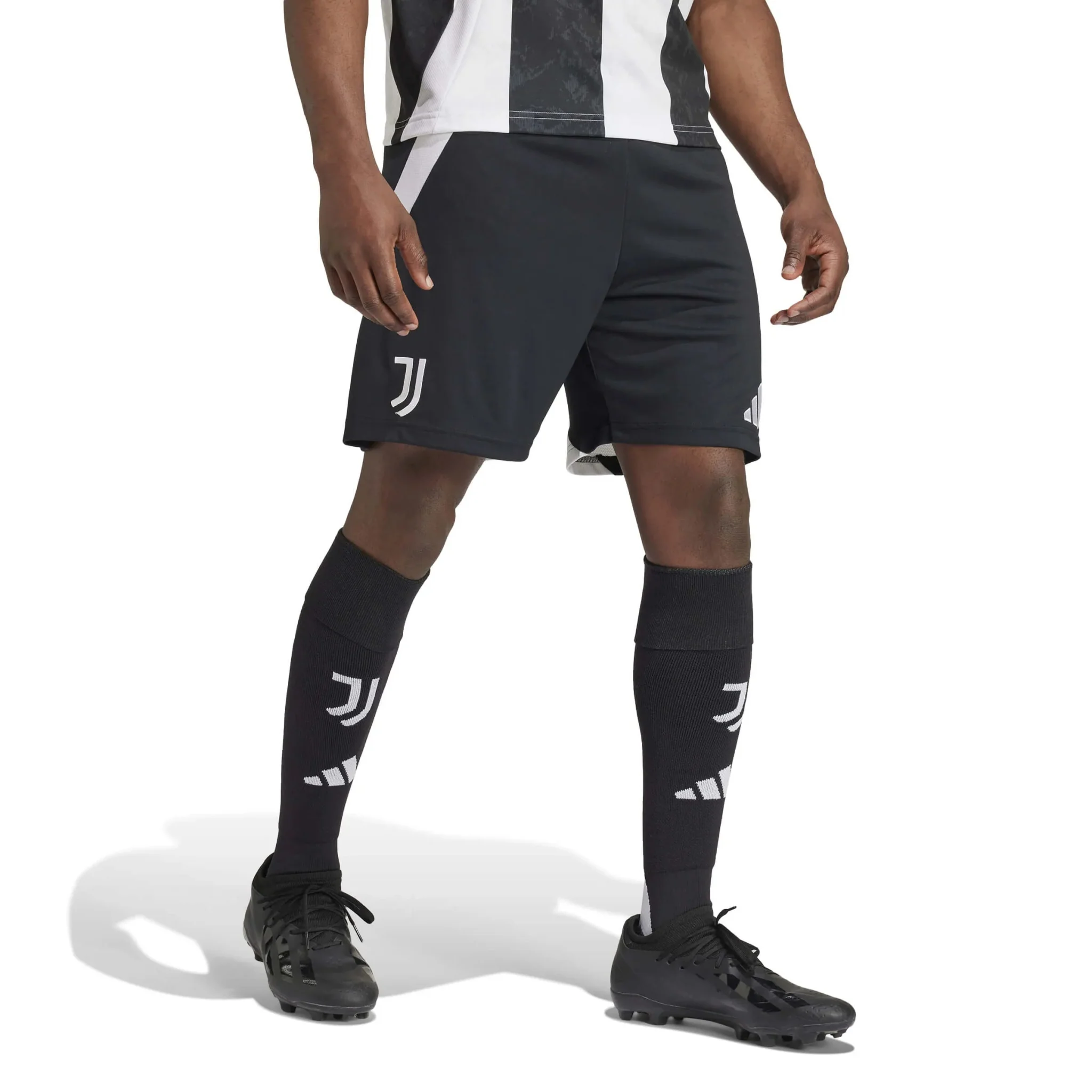 adidas 2024-25 Juventus Men's Authentic Home Shorts - Image 2