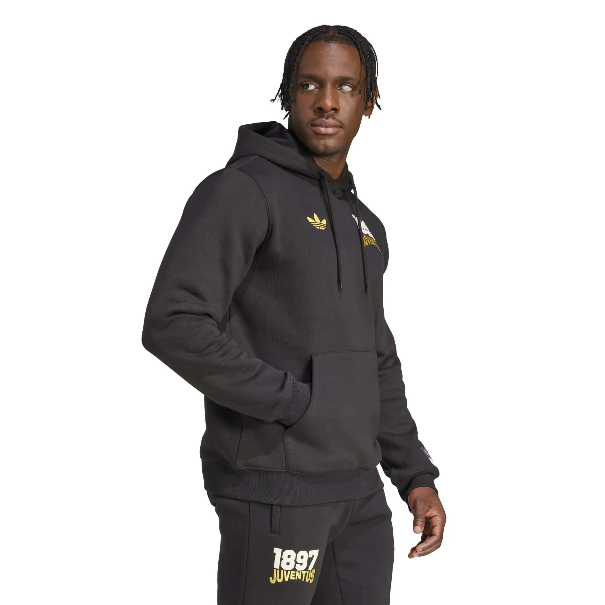 adidas 2024-25 Juventus Men's VRCT Hoodie - Image 3