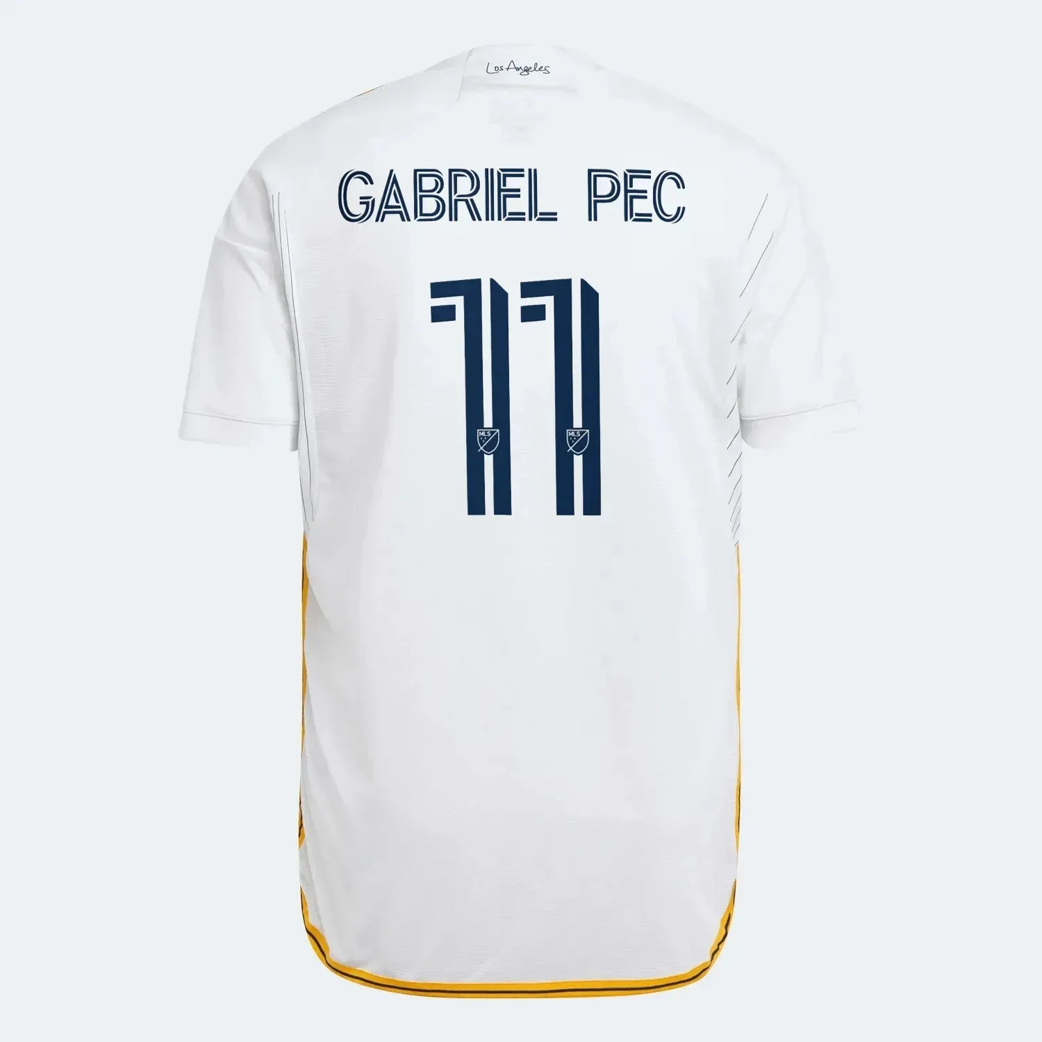adidas 2024-25 LA Galaxy Men's Authentic Home Jersey - Image 7